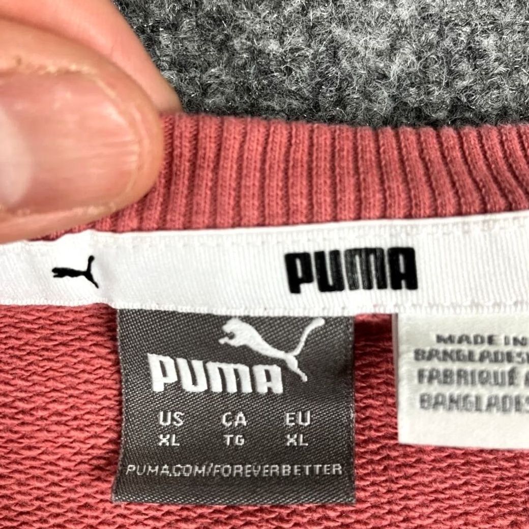 Puma Puma Sweatshirt Womens XL Pink Crewneck Long Sleeve Logo Pullover Athletic Womens XL Pink Crewneck Sweatshirt Size XL / US 12-14 / IT 48-50 - 3 Thumbnail