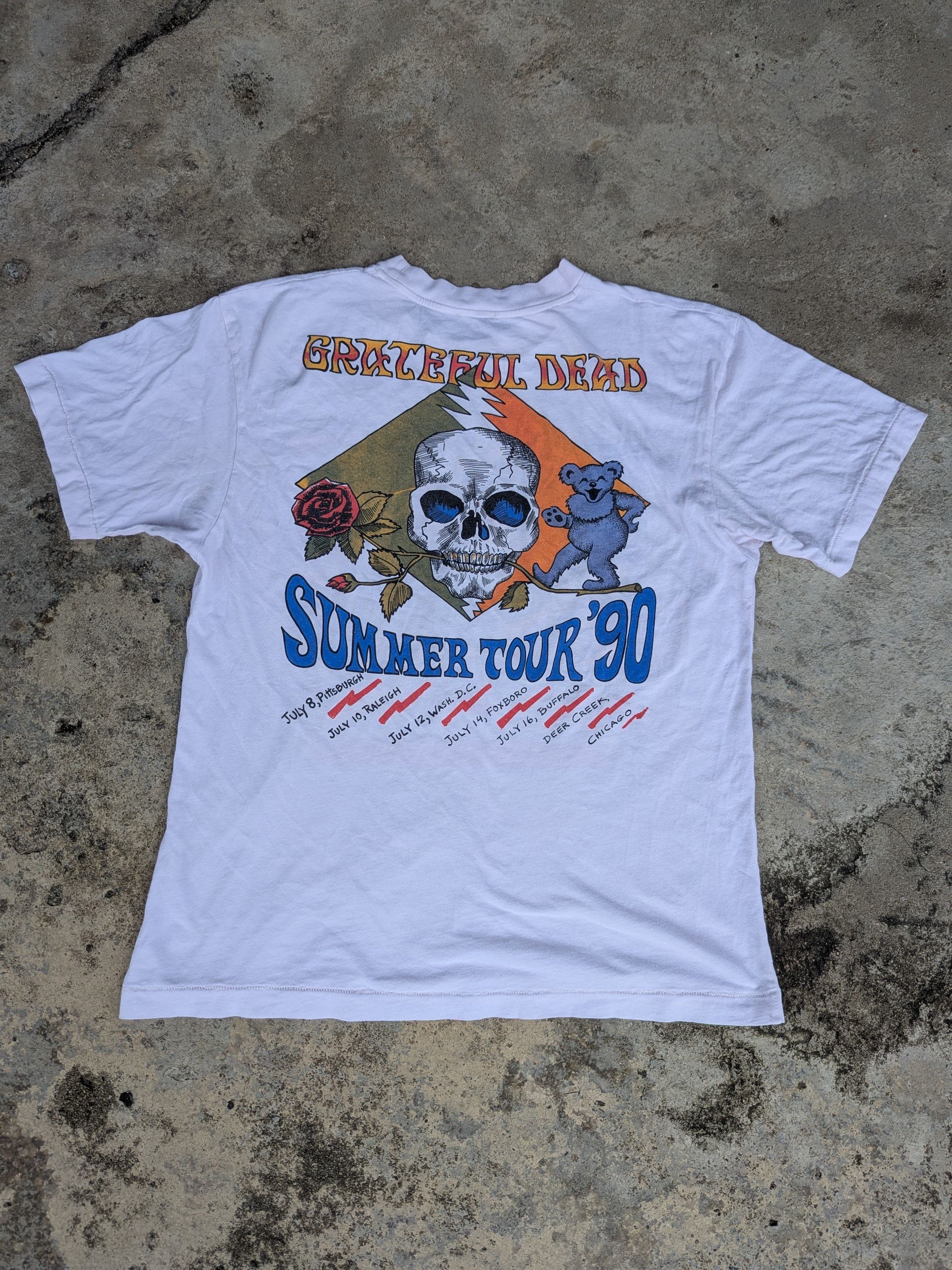 Band Tees × Grateful Dead Band Tee Grateful Dead Tuor T Shirt Size US S / EU 44-46 / 1 - 11 Thumbnail