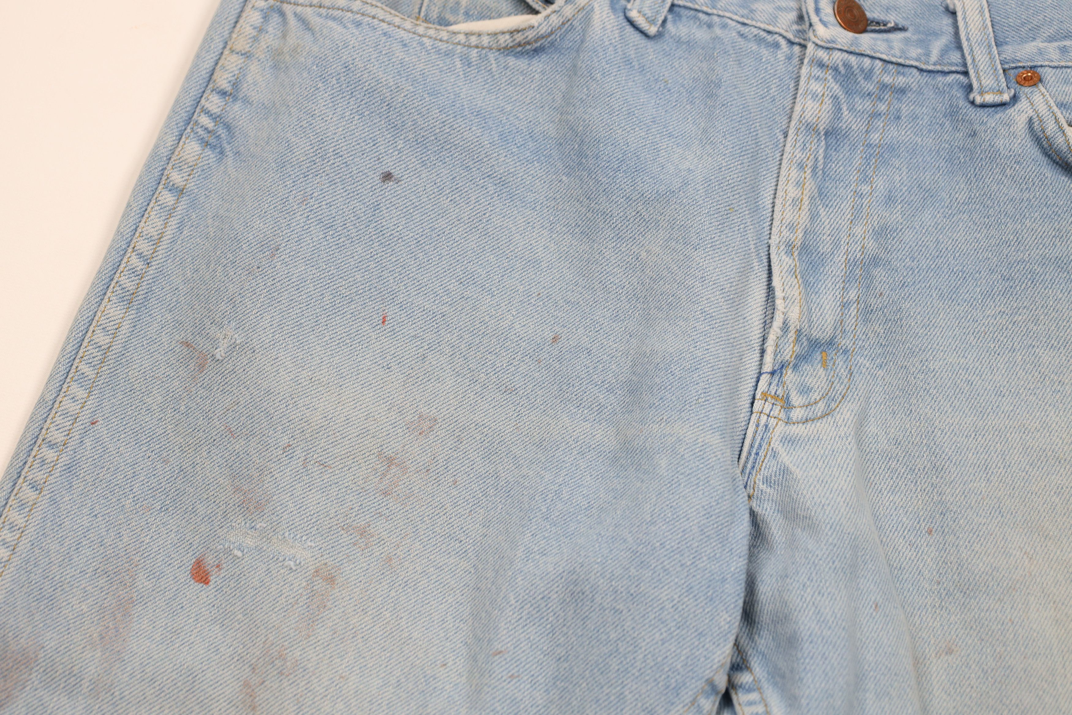 Vintage Vintage 70s Streetwear Flared Wide Leg Denim Jeans USA Size US 34 / EU 50 - 6 Thumbnail