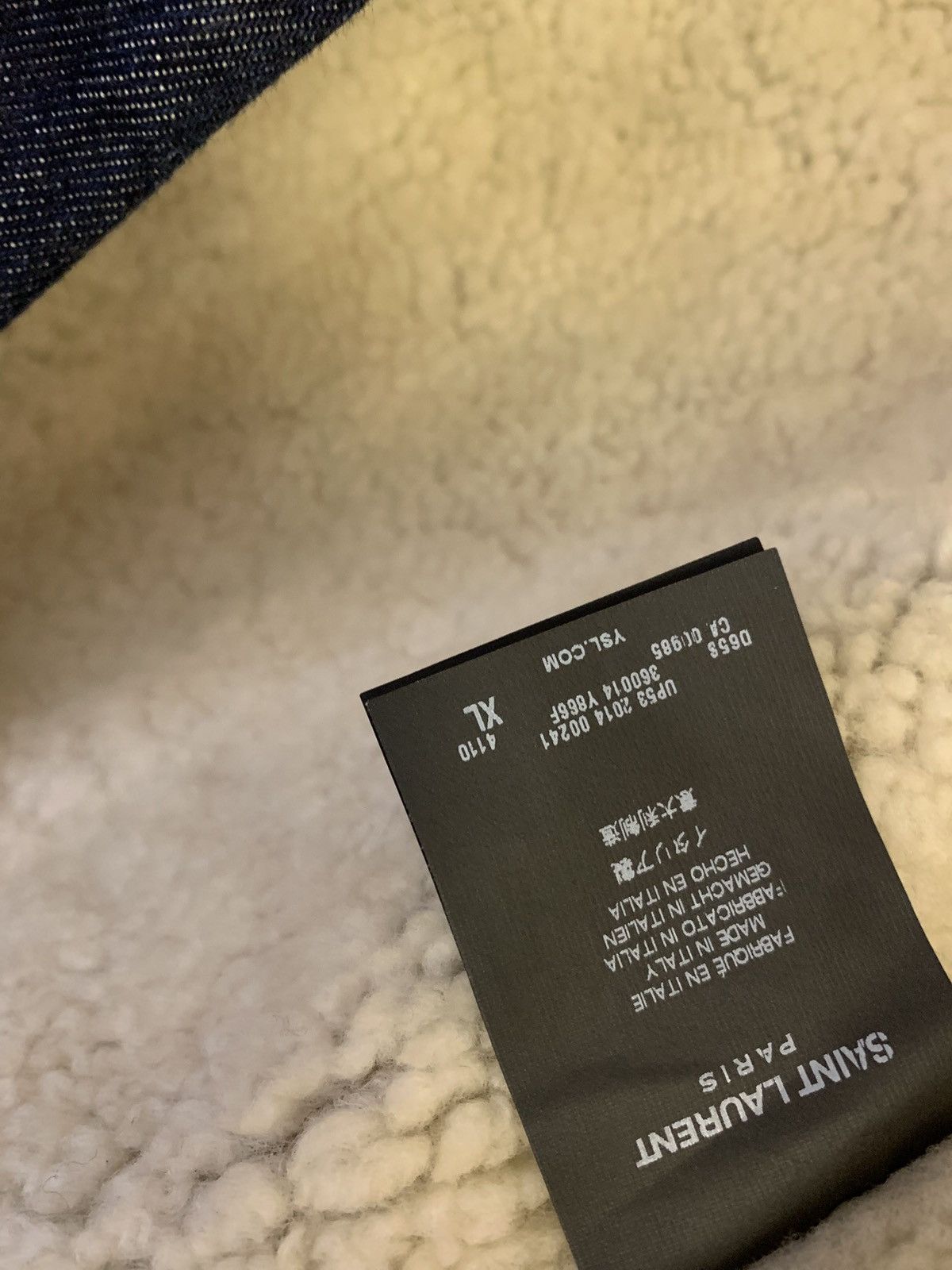 Saint Laurent Paris 14AW saint laurent HEDI shearling jacket XL 50 52 Size US XL / EU 56 / 4 - 3 Thumbnail