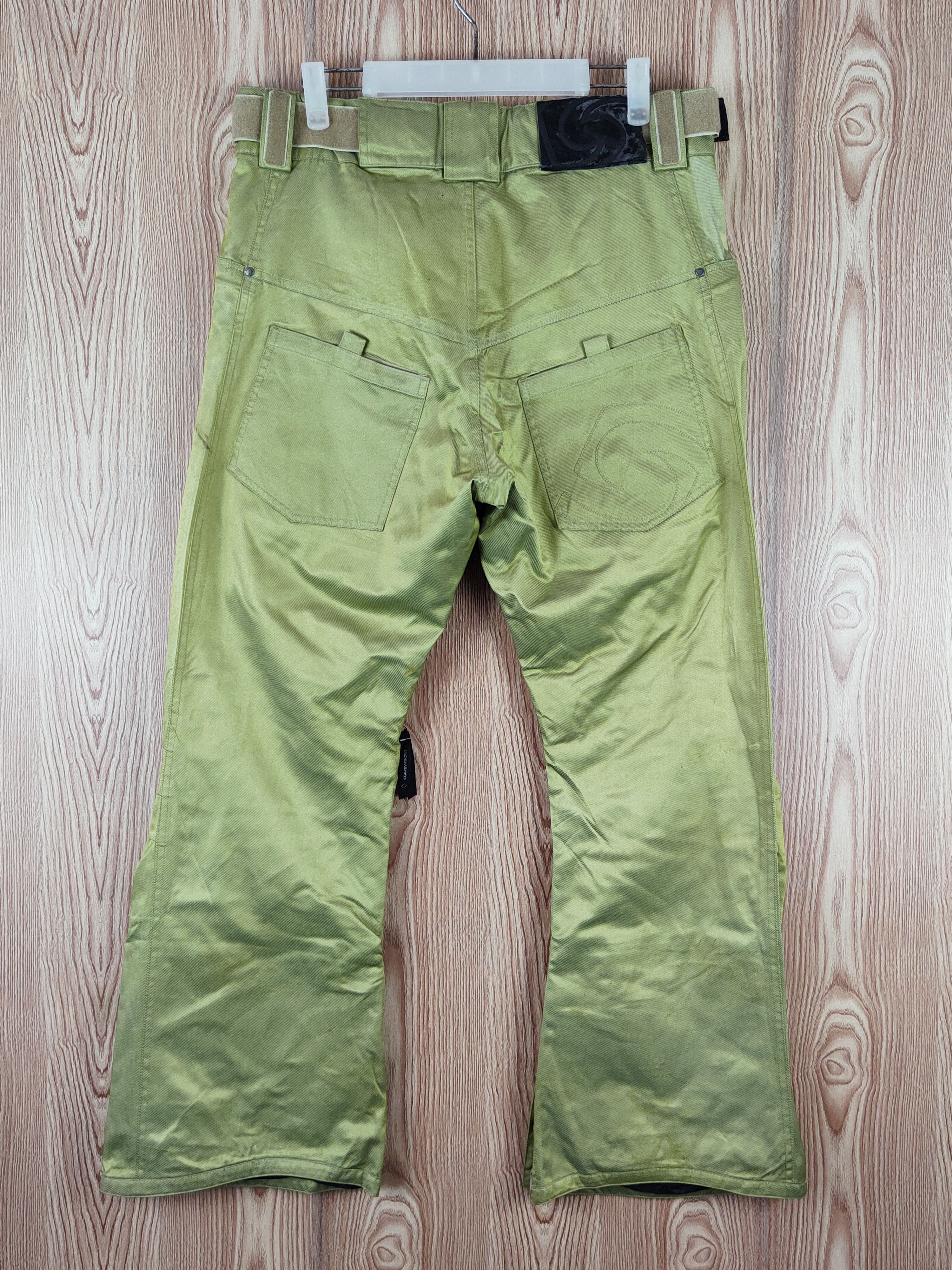 Japanese Brand Stormshed Green Ski Snowboarding Pants #W835 Size US 31 - 11 Thumbnail
