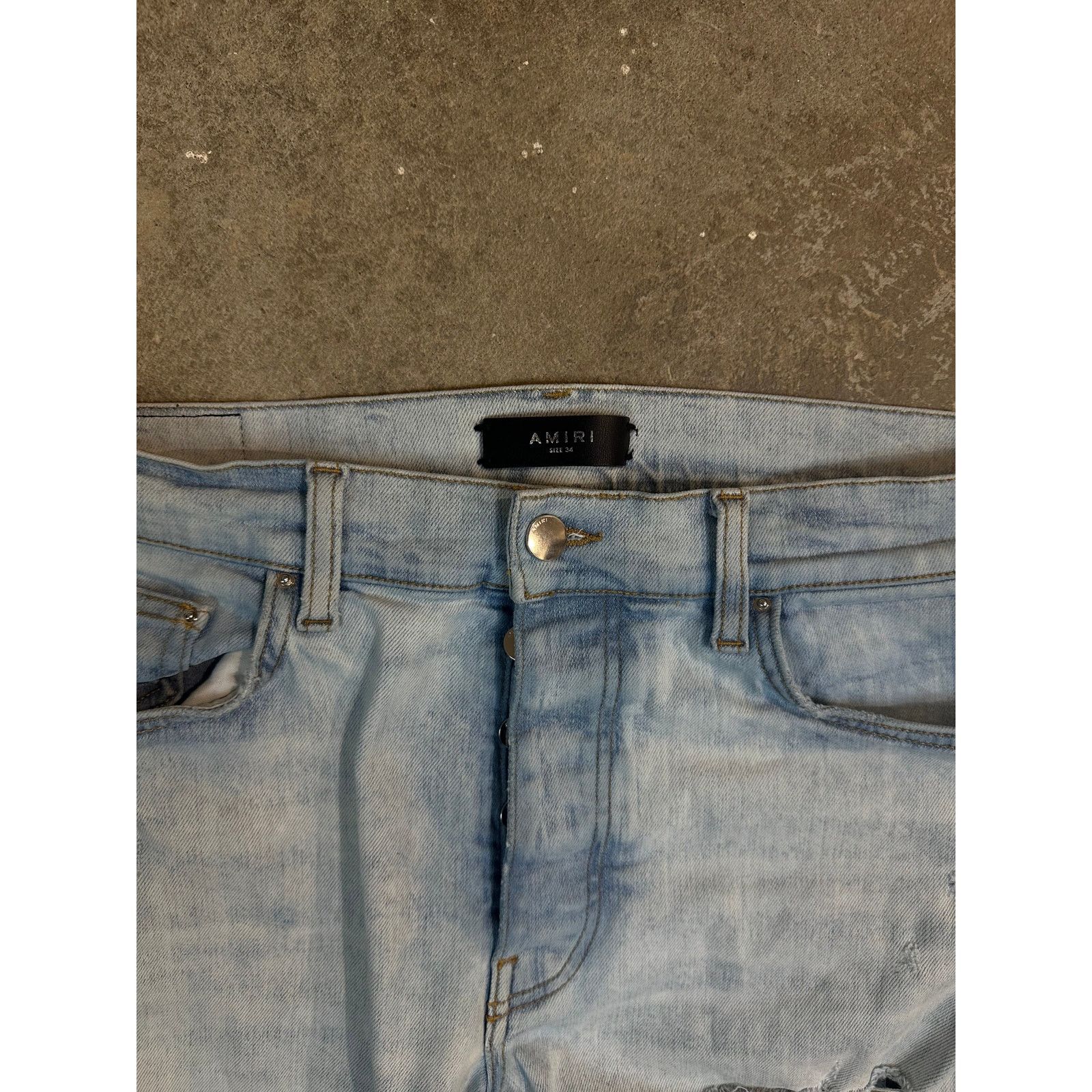 Amiri Amiri Grateful Dead Jeans Used 34 Size US 34 / EU 50 - 2 Thumbnail
