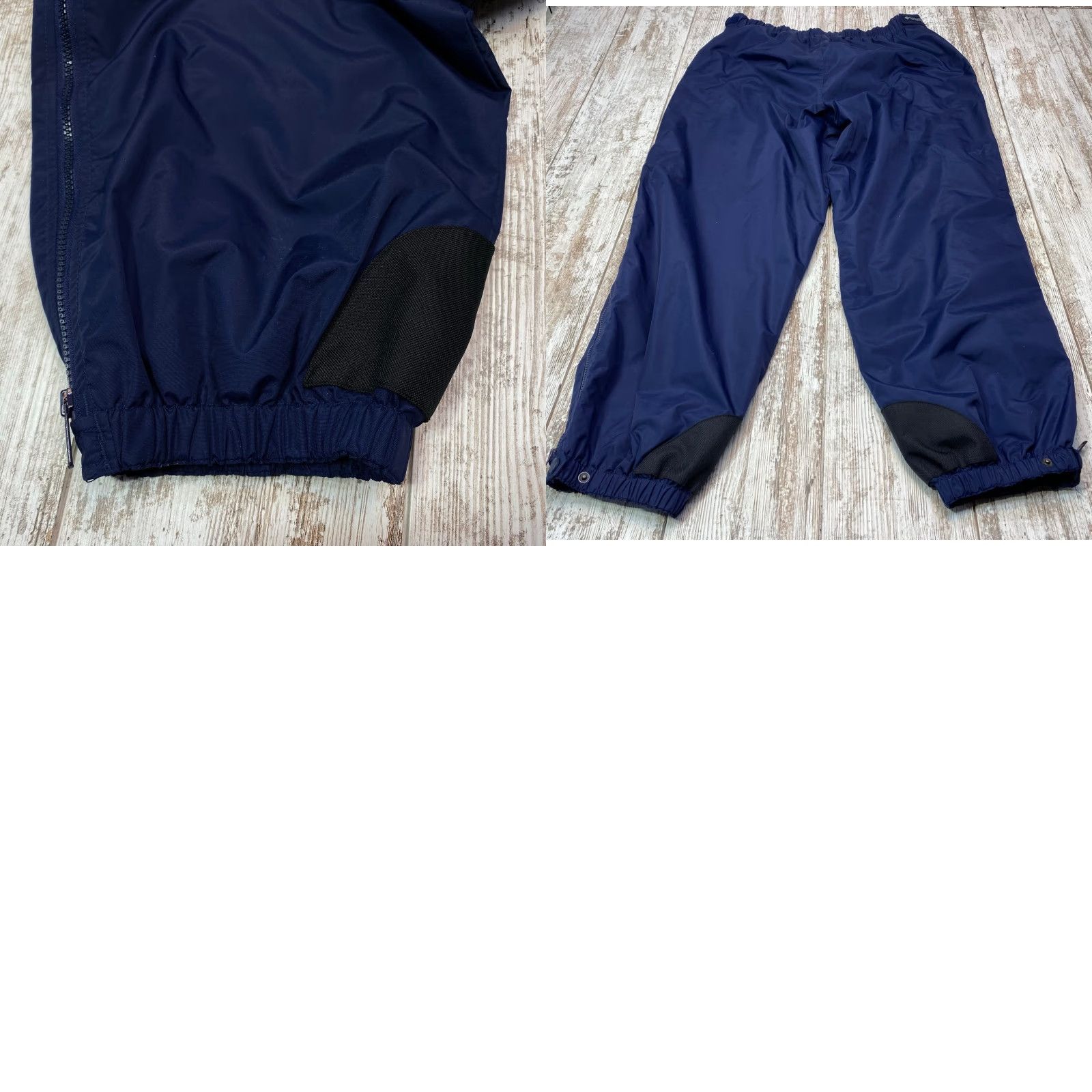 Vintage Columbia Snow Pants Womens 2X Blue Nylon Ski Lined Side Zip Elastic Waist Size 27" / US 4 / IT 40 - 9 Thumbnail