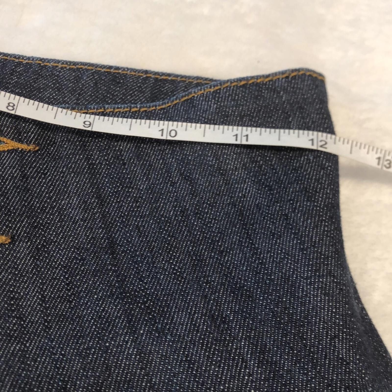 Other Zco. Dark crop jeans high gold buttoned waist front SZ 3 Size 30" / US 8 / IT 44 - 10 Thumbnail