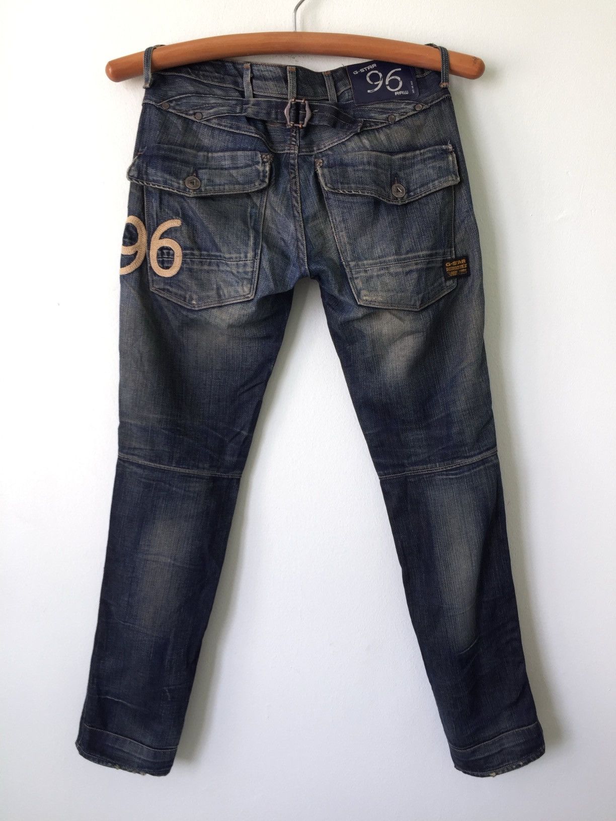 G-Star G Star Raw ELWOOD HERITAGE EMBRO NARROW Denim Slim Leg Size US 28 / EU 44 - 8 Thumbnail