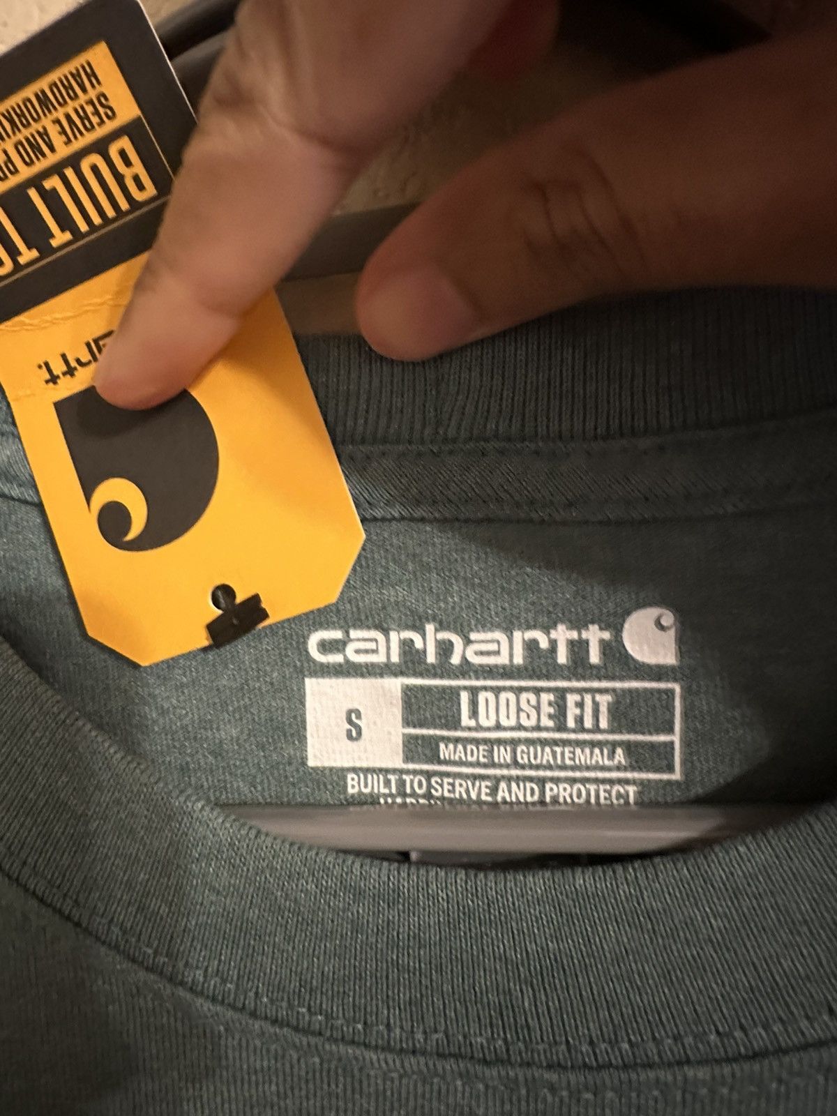 Carhartt Carhartt WIP pocket logo tshirt blue nwt s Size US S / EU 44-46 / 1 - 4 Thumbnail