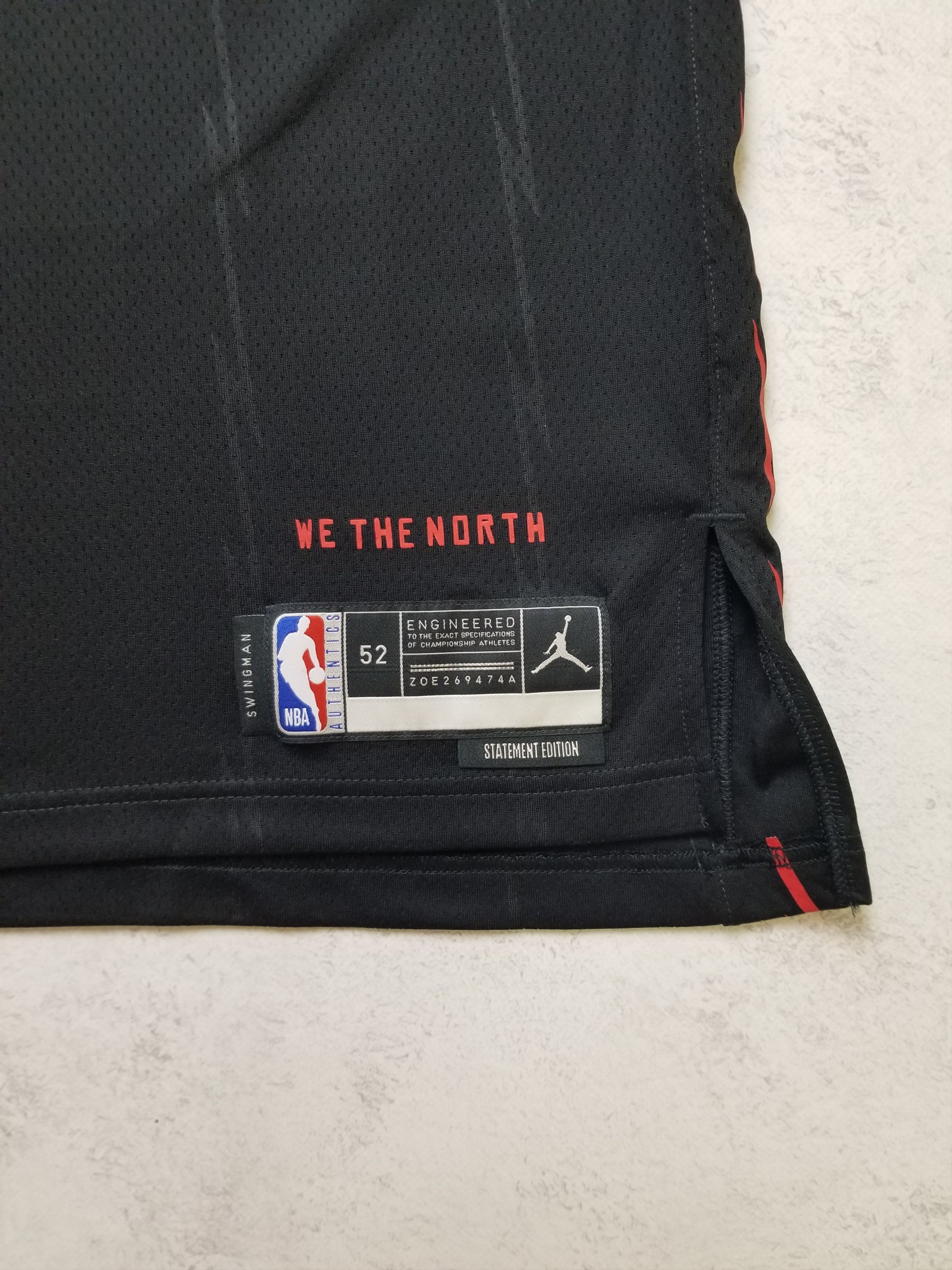 Jordan Brand Toronto Raptors Statement Jersey Custom #00 Catmeister Size US XL / EU 56 / 4 - 15 Thumbnail