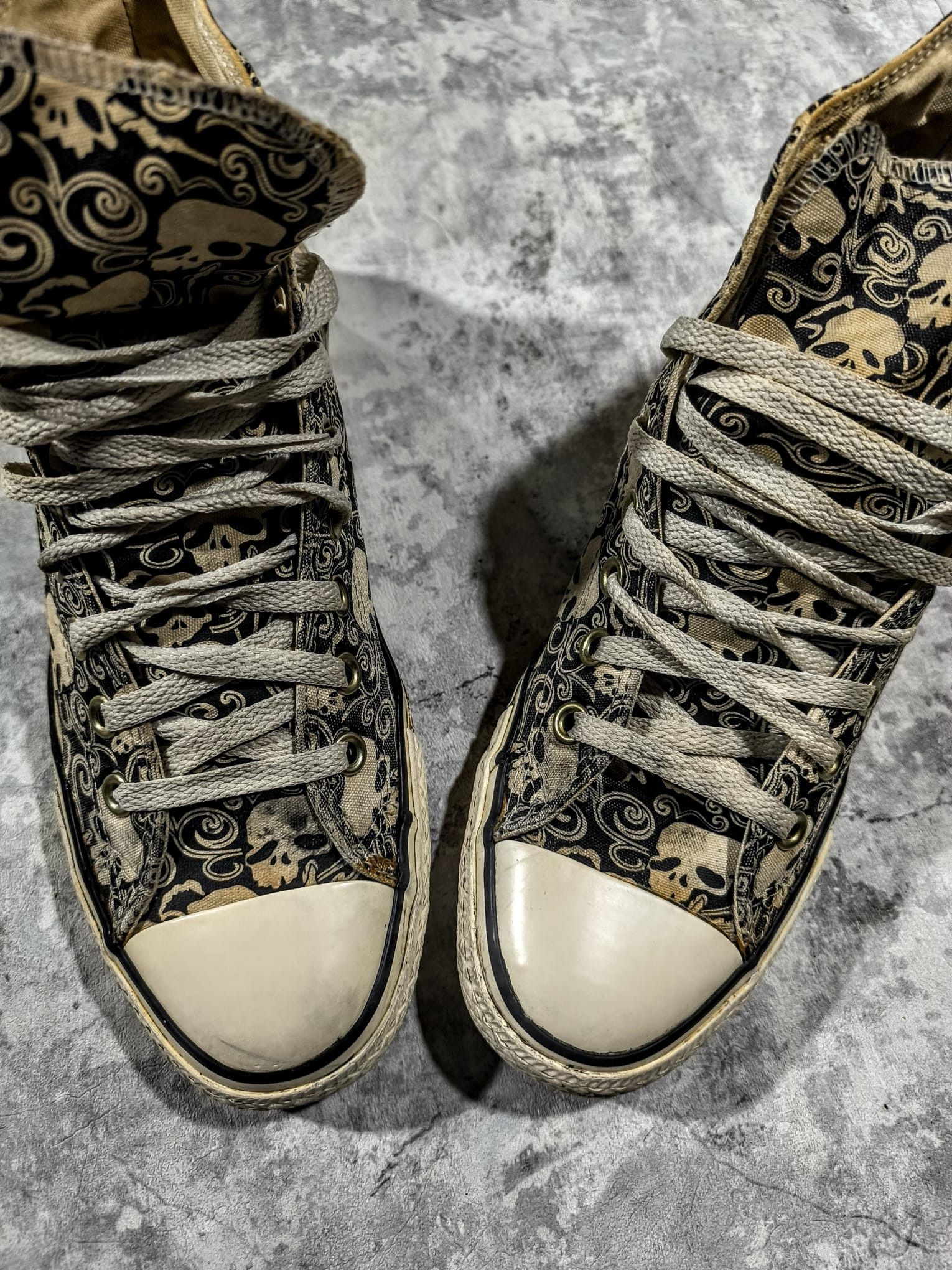 Hysteric Glamour Insane Skater Converse Skull Distressed Trashed Sneakers Size US 8.5 / EU 41-42 - 9 Thumbnail