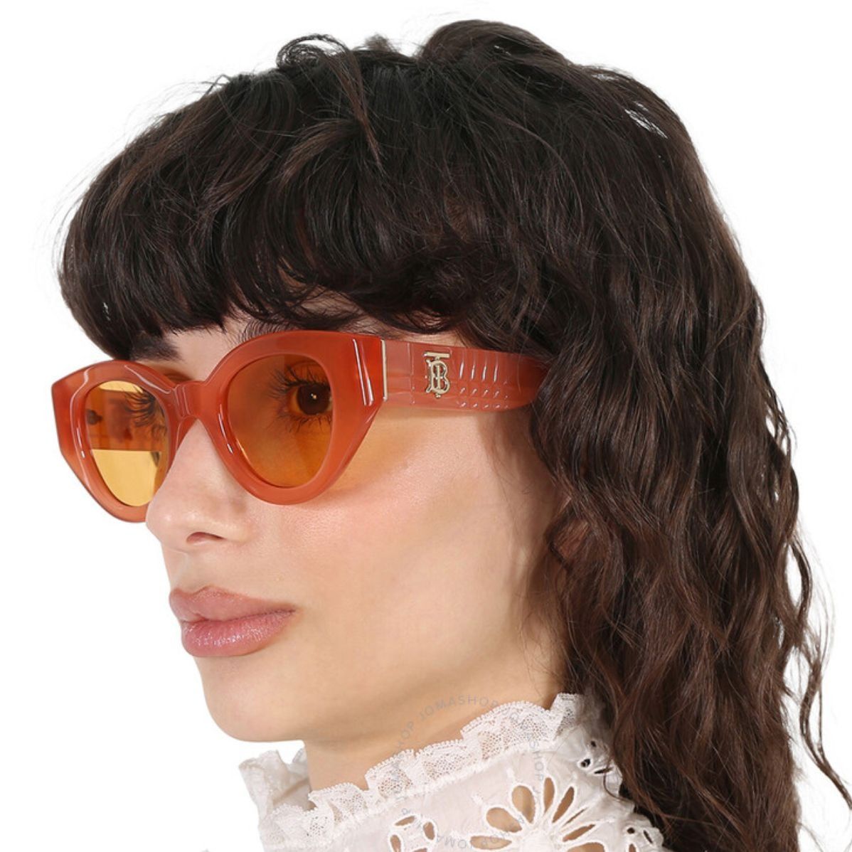 image of New Burberry Be4390 - 4068/7 Sunglasses in Orange, Women's