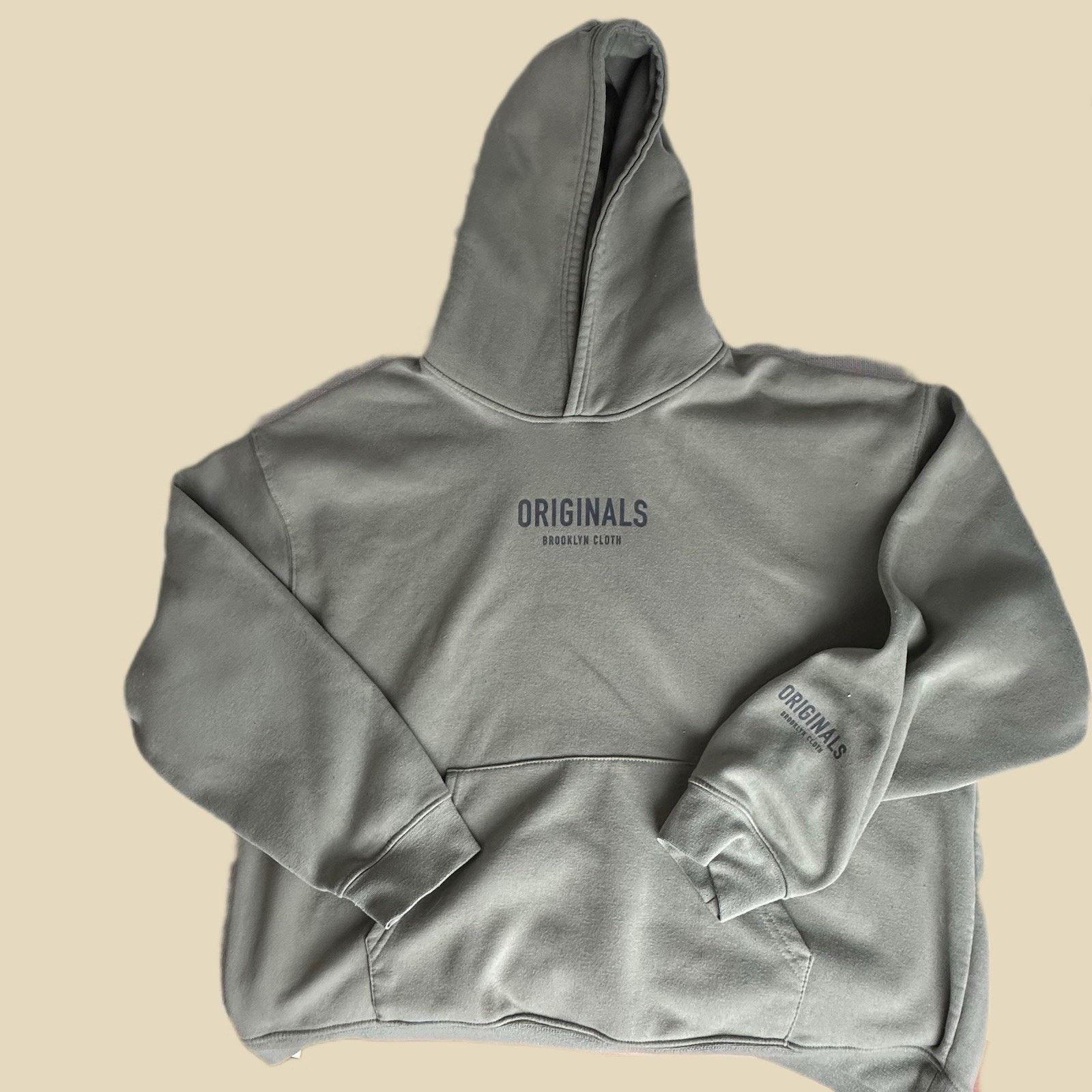 Brooklyn Cloth Originals Brooklyn Cloth Fleece Hoodie Light Olive Green Size US XL / EU 56 / 4 - 1 Thumbnail