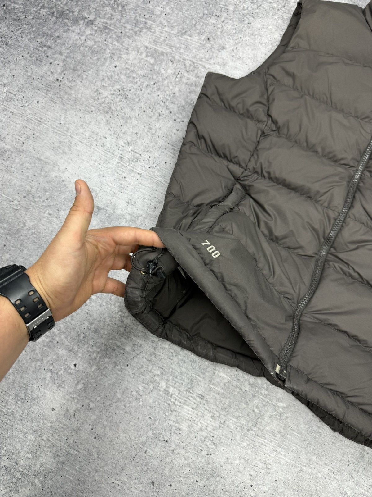 The North Face × Vintage Vintage Y2K The North Face 700 Down Brown Puffer Vest Jacket Size L / US 10 / IT 46 - 6 Thumbnail