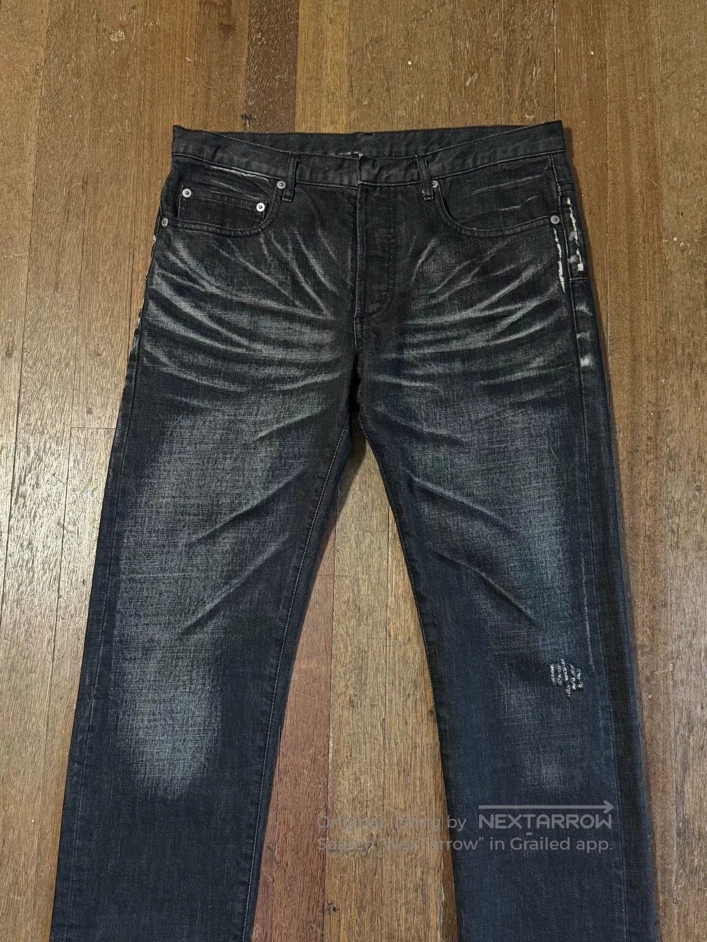 Dior dior homme black cotton denim pants. Size US 29 - 1 Thumbnail