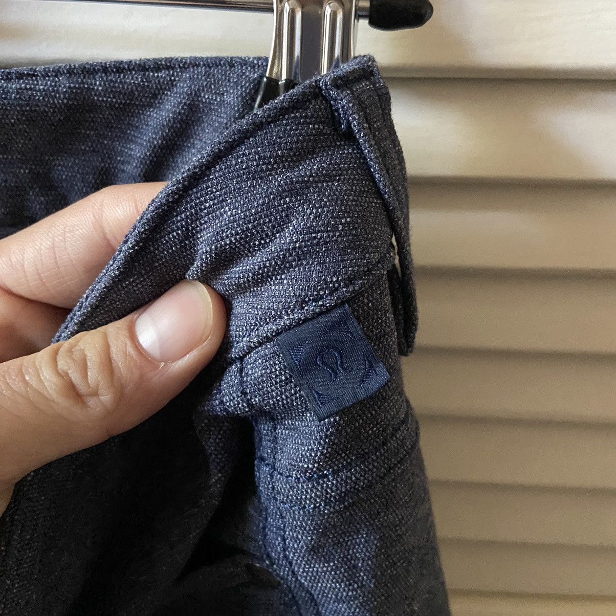 Lululemon LuluLemon ABC Pant Slim Fit Tech Canvas Heathered Deep Navy Size US 33 - 4 Thumbnail
