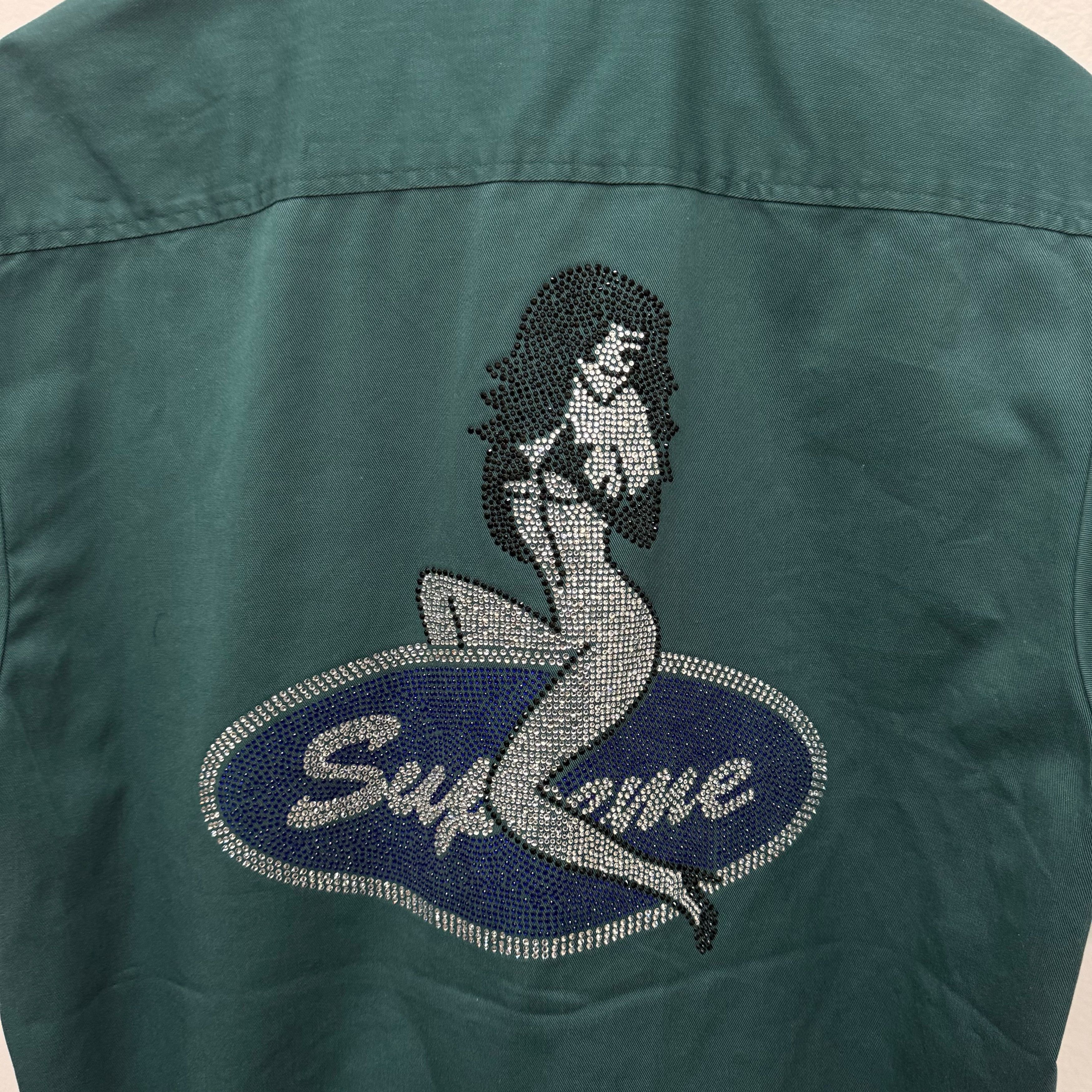 Supreme Supreme Rhinestone Lady Work Shirt - Size M Size US M / EU 48-50 / 2 - 3 Thumbnail