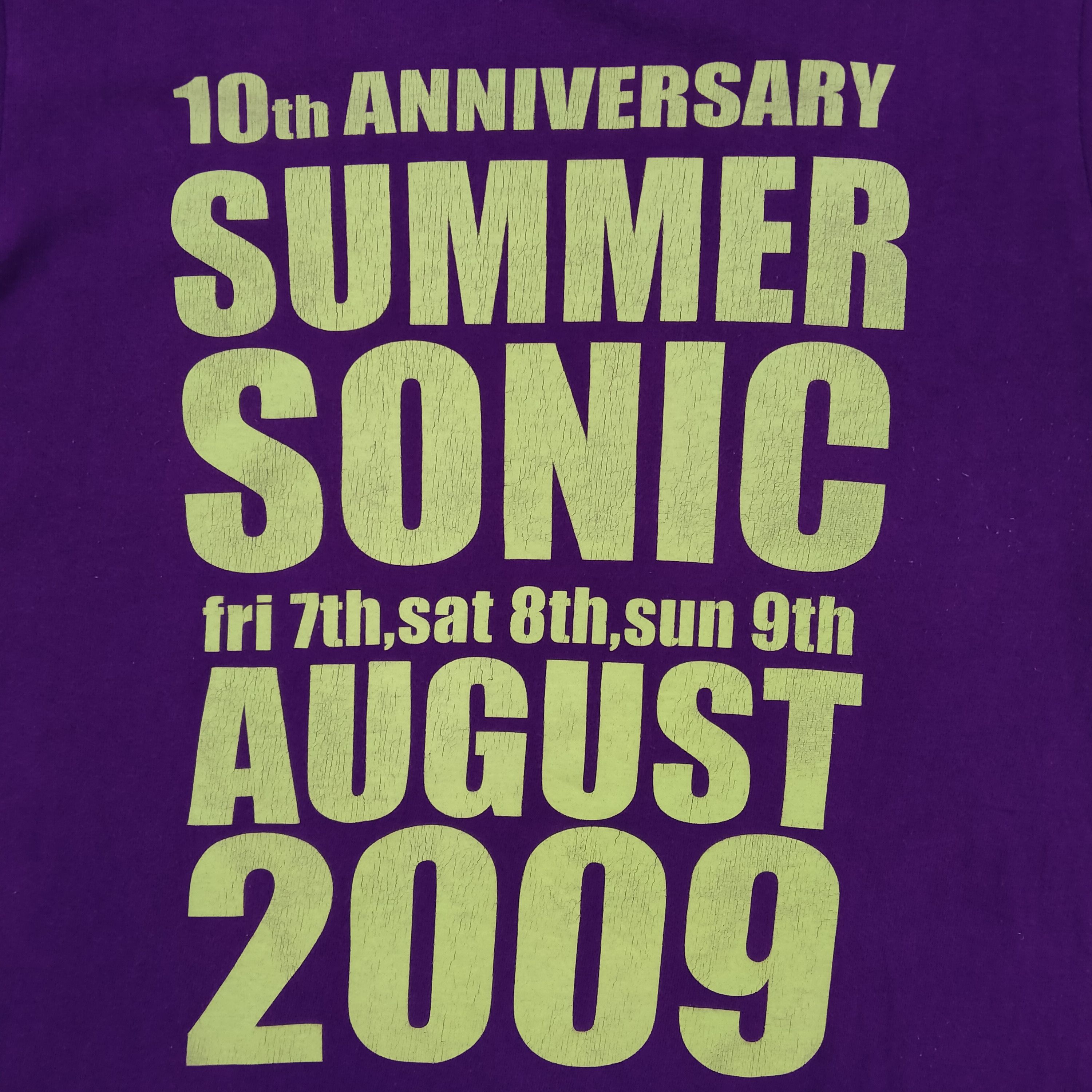Band Tees Vintage Crop Top Summmer Sonic Small Tshirt - G064 Size US S / EU 44-46 / 1 - 5 Thumbnail
