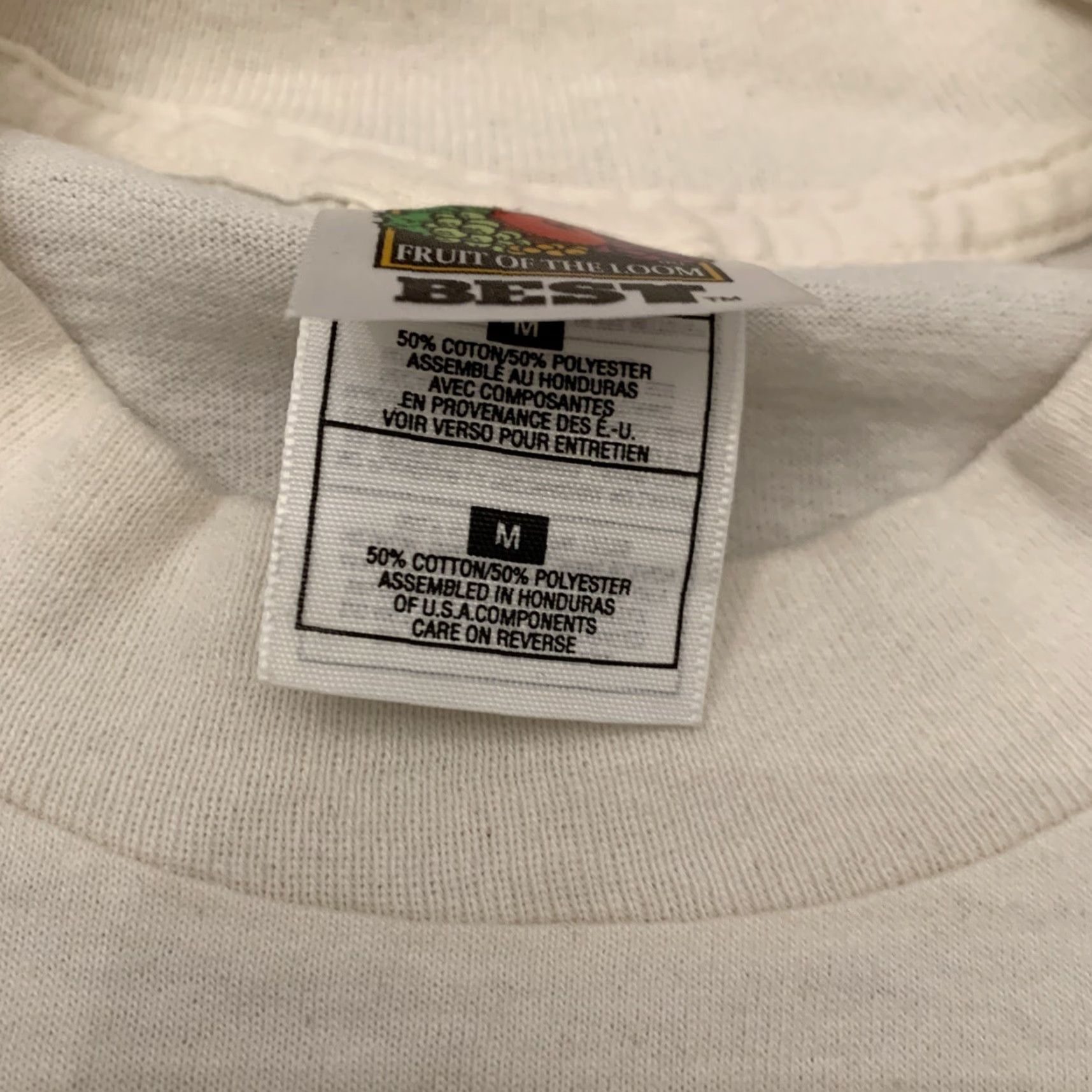 Fruit Of The Loom VINTAGE Fruit of the Loom Lighthouse T-Shirt Adult Medium White 90s Mens Size US M / EU 48-50 / 2 - 5 Thumbnail