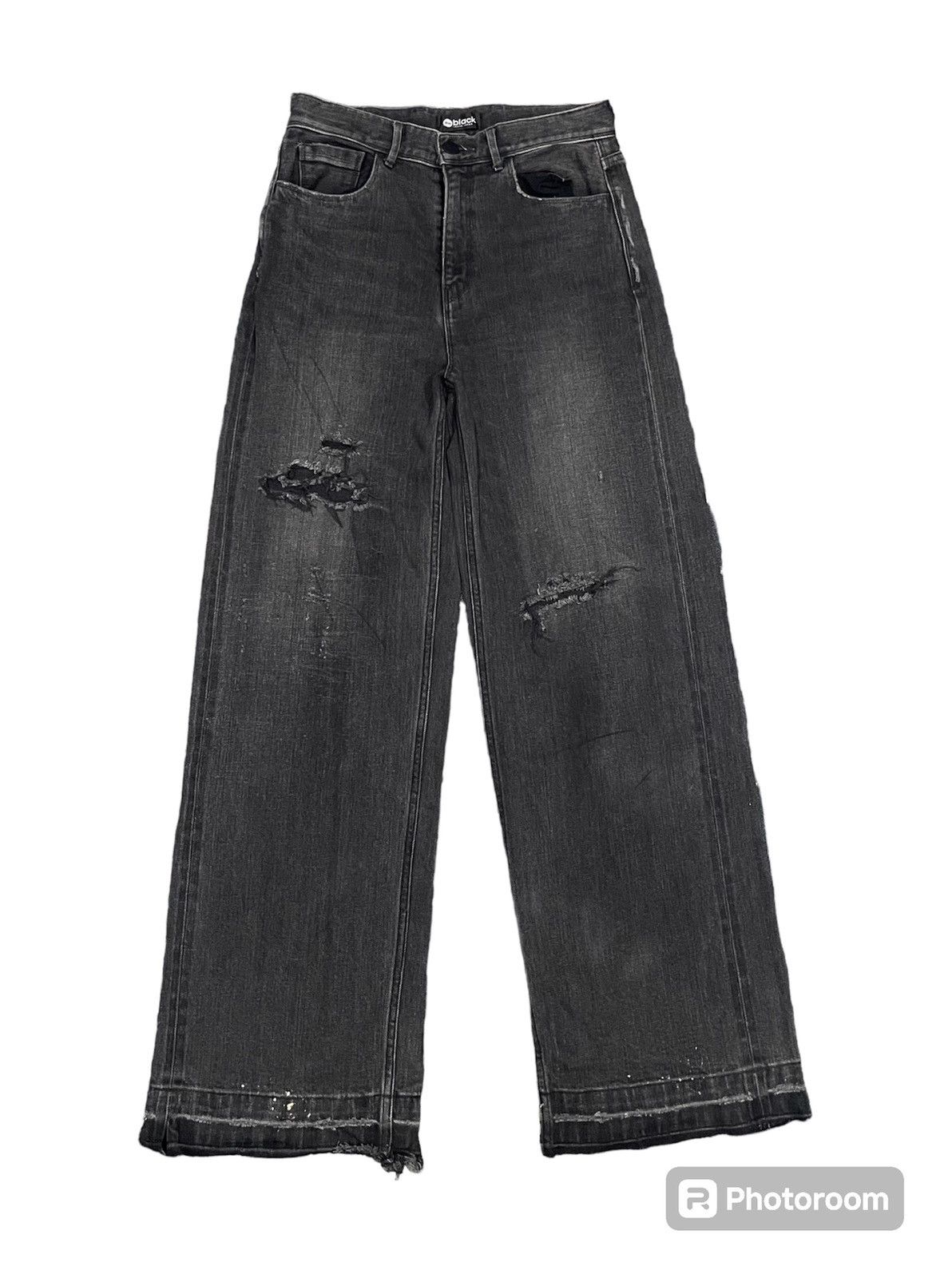 Japanese Brand 90s RARE THE BLACK TOKYO SALVEDGE JEANS DISTRESSED DESIGN Size 28" / US 6 / IT 42 - 2 Thumbnail