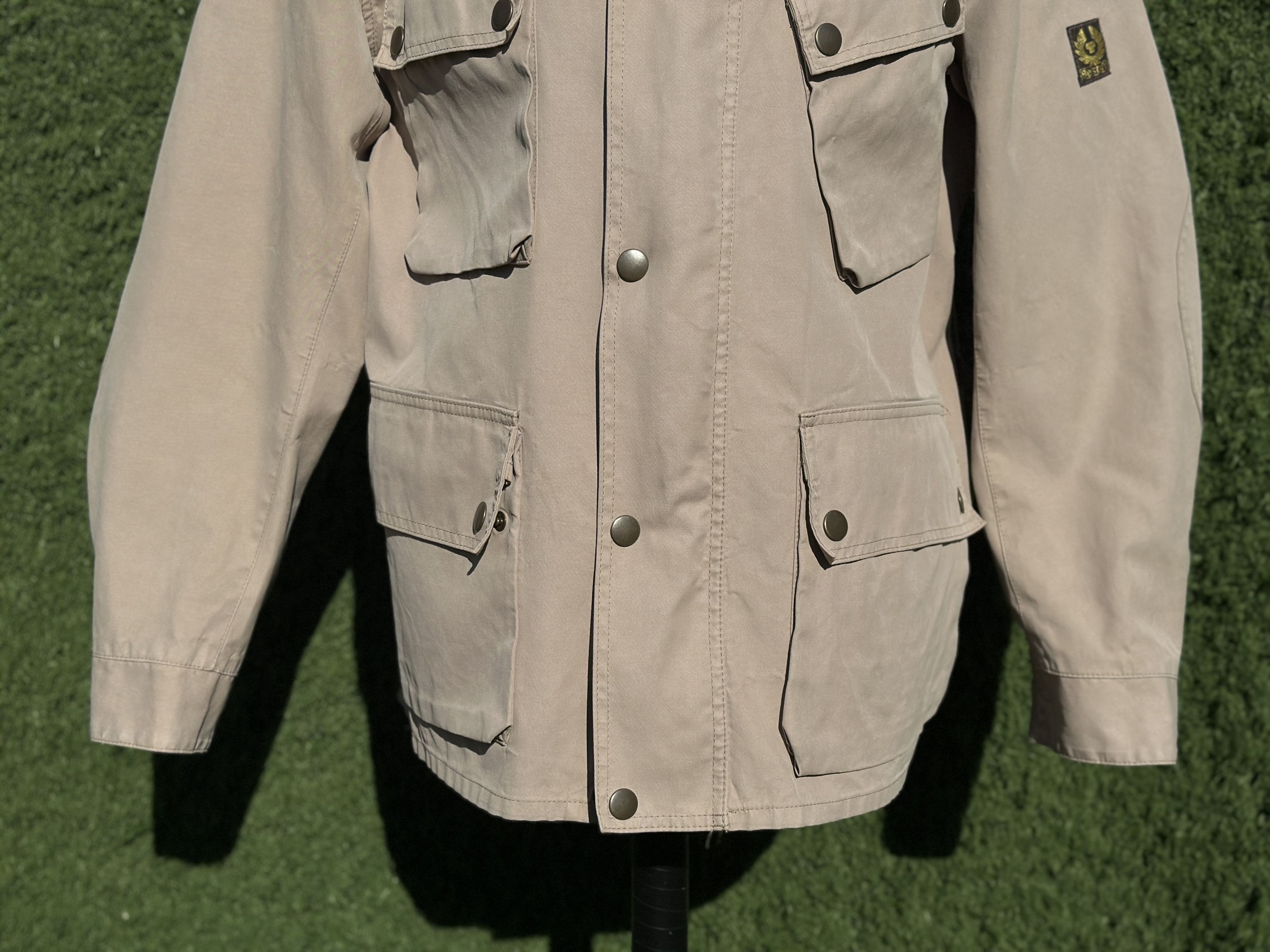 Belstaff Belstaff Field Jacket Beige Utility Snap Zip XL Size US XL / EU 56 / 4 - 9 Thumbnail