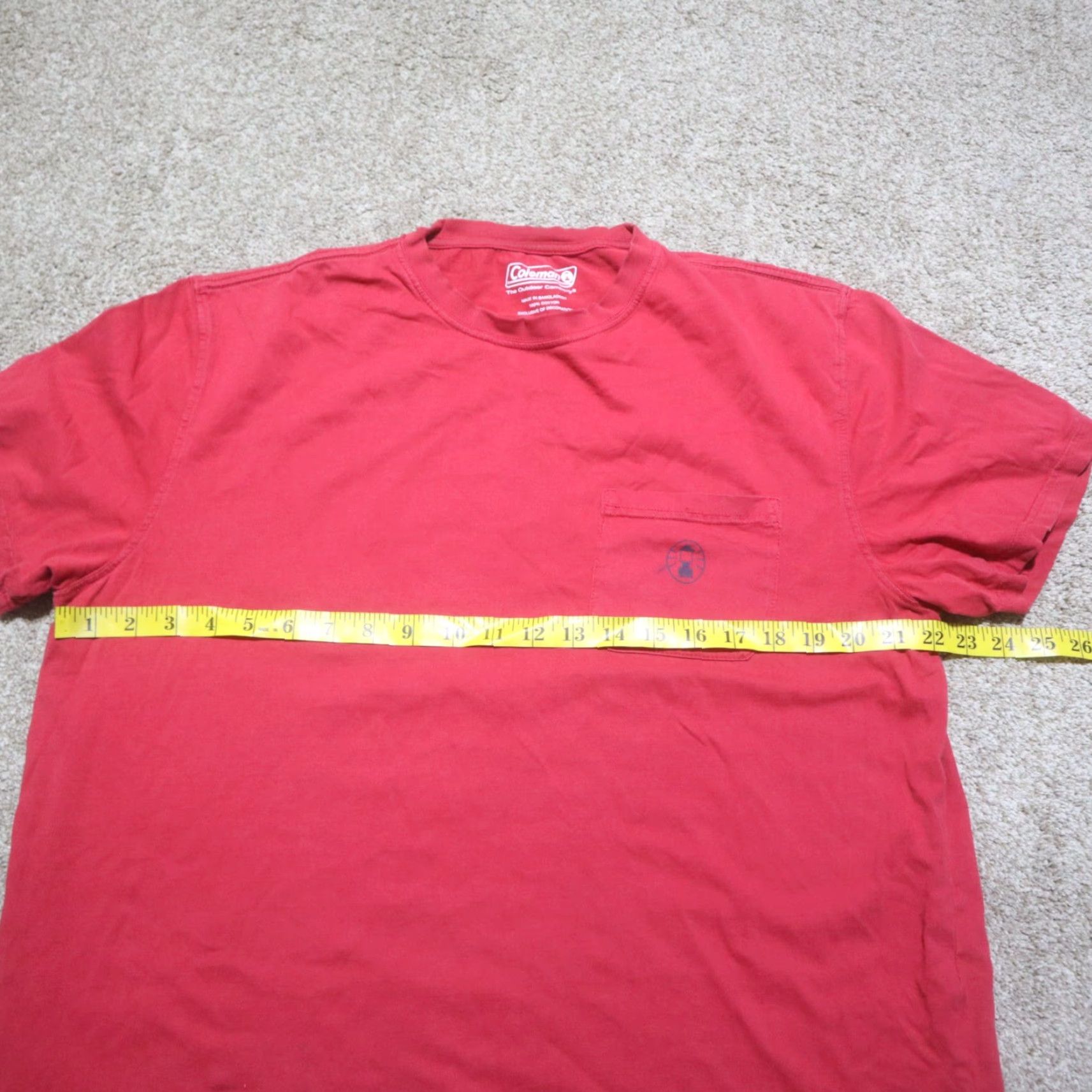 Vintage Coleman T-Shirt Shirt Adult Men L Red Graphic Tee? Size US L / EU 52-54 / 3 - 5 Thumbnail