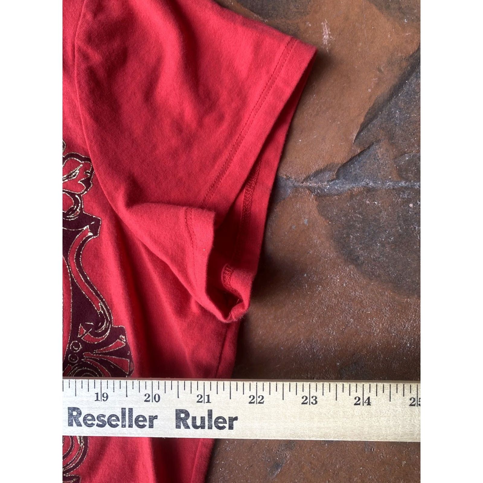 Southpole VINTAGE Southpole Shirt Womens 2X Red Grunge Y2K Vintage Shirt Top Casual Short Sleeve Mens Womens Girls Size XXL / US 16-18 / IT 52-54 - 5 Thumbnail