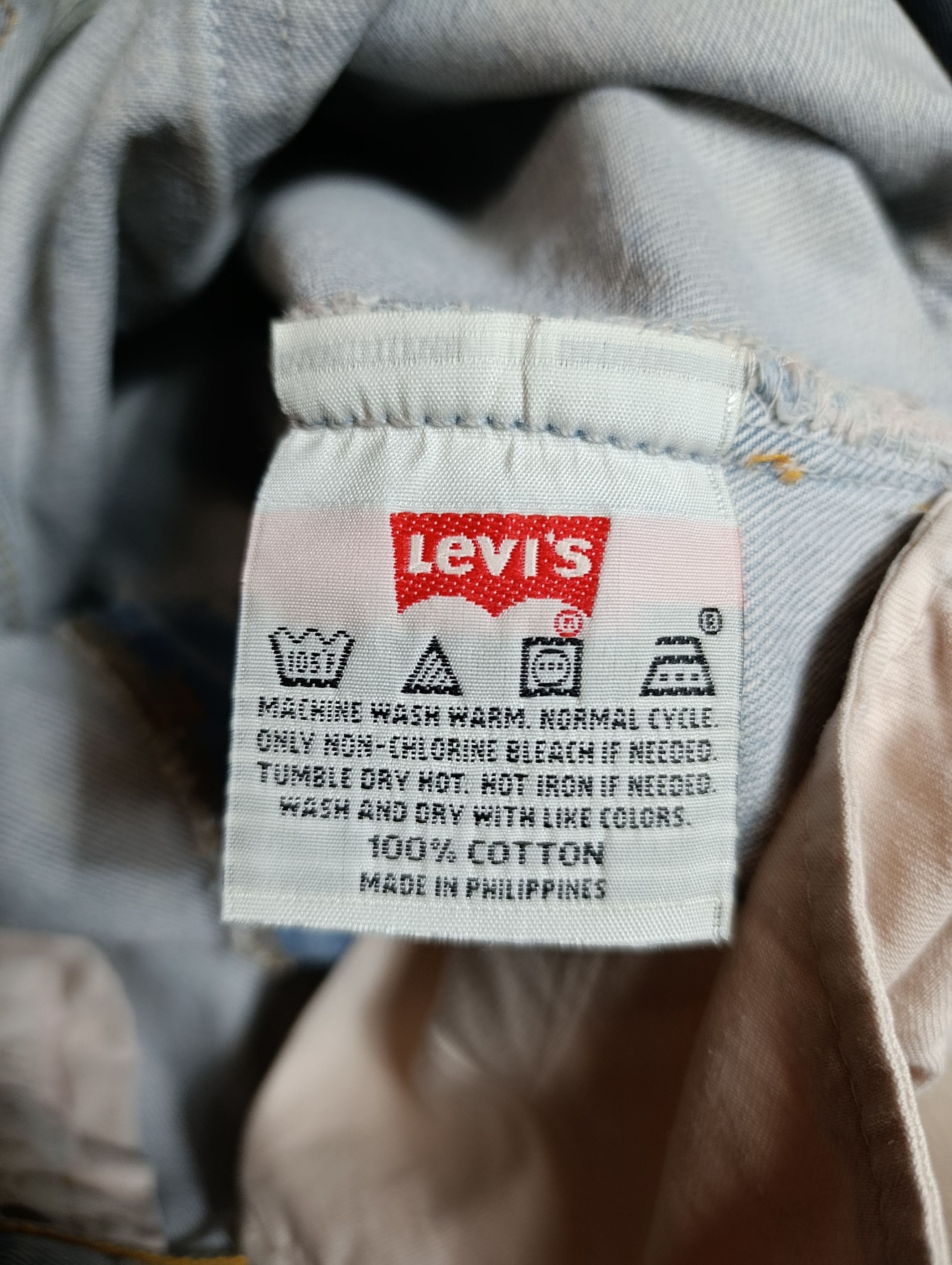 Levi's Vintage Levis 501 Washed Blue Denim Pants Size US 30 / EU 46 - 8 Thumbnail