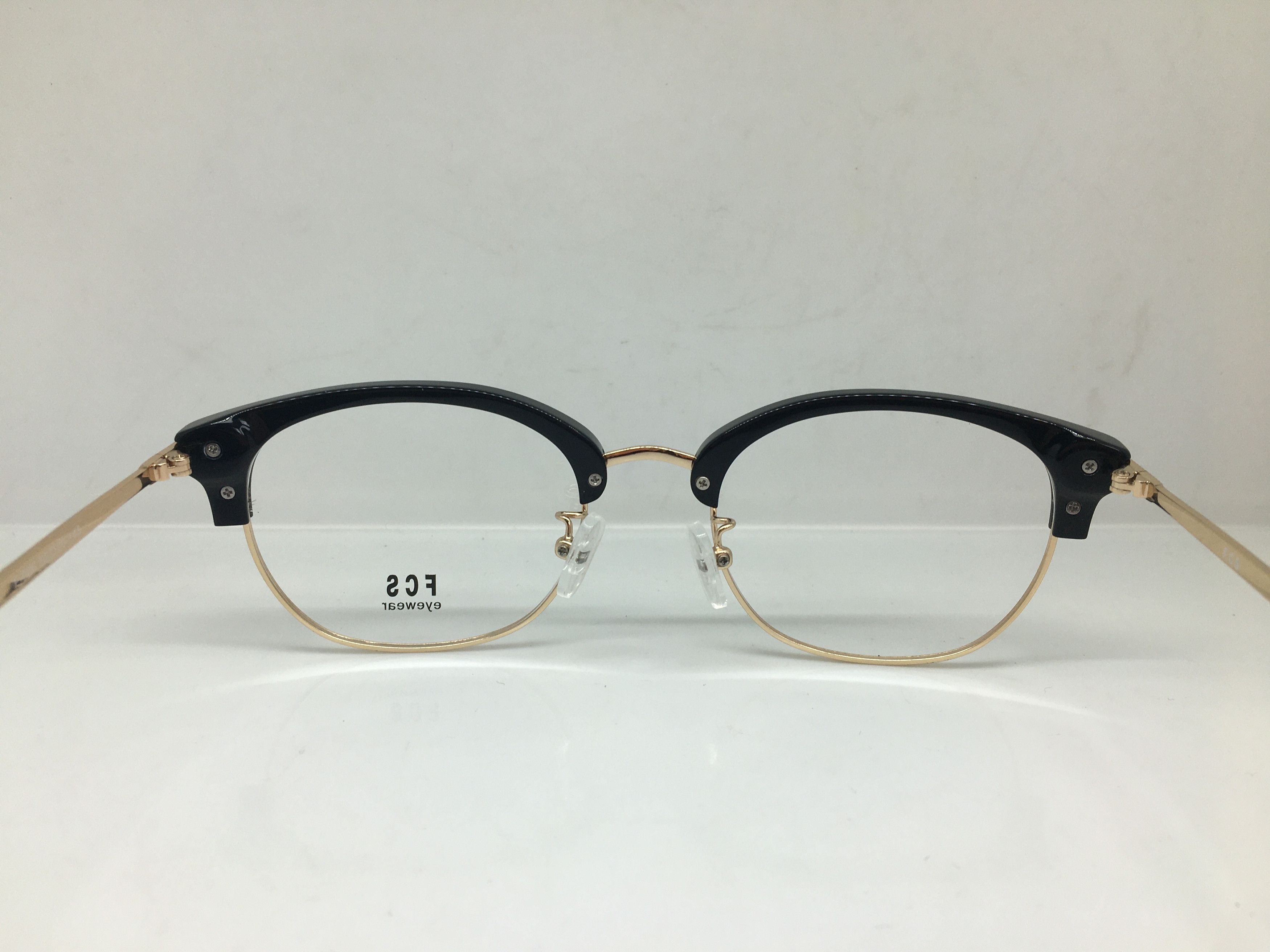 Other FCS Mod Malcolm X Black Gold Eyeglasses Frame Size ONE SIZE - 4 Thumbnail