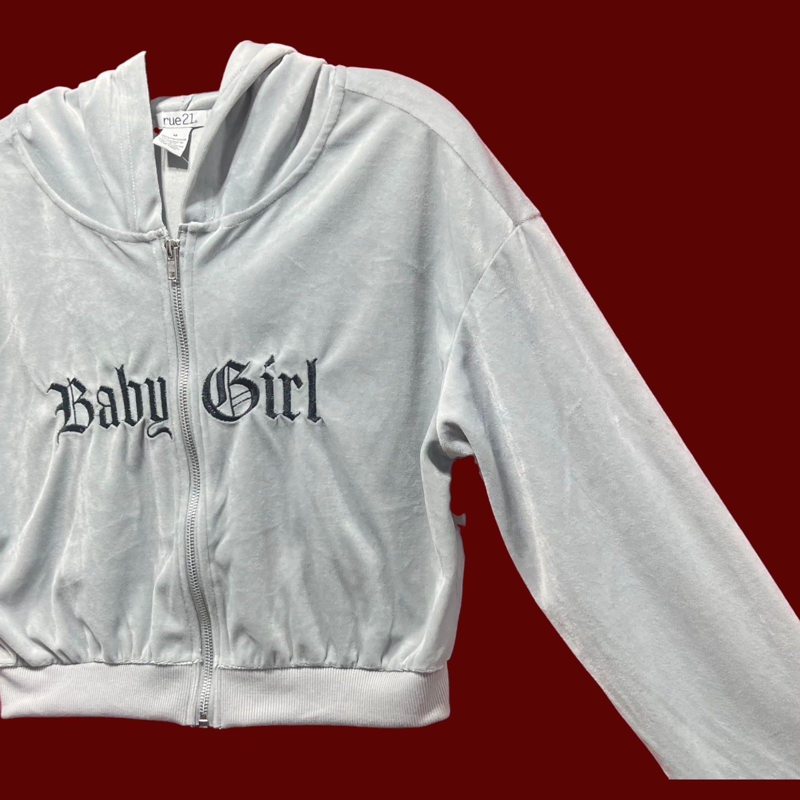 rue21 Rue 21 - Women's Long Sleeve Hooded Sports Sweatshirt-Graphi Size M / US 6-8 / IT 42-44 - 14 Thumbnail