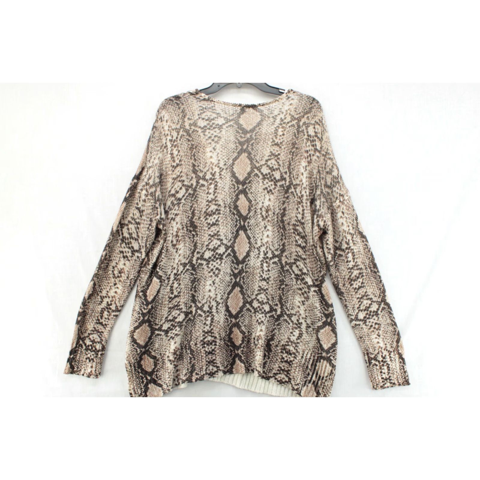 Show Me Your MuMu Show Me Your Mumu Sweater Womens Small Hug Me Python Print Oversized Knit Snake Shirt Size S / US 4 / IT 40 - 2 Thumbnail