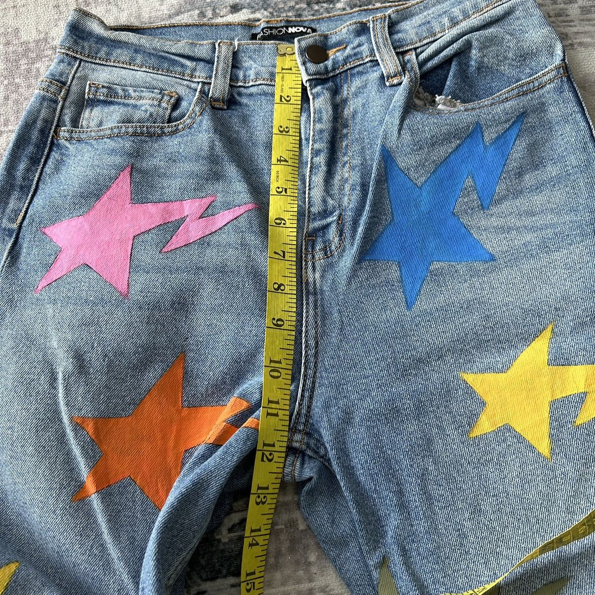 Japanese Brand Star Custom Monogram Jeans Size US 28 / EU 44 - 11 Thumbnail