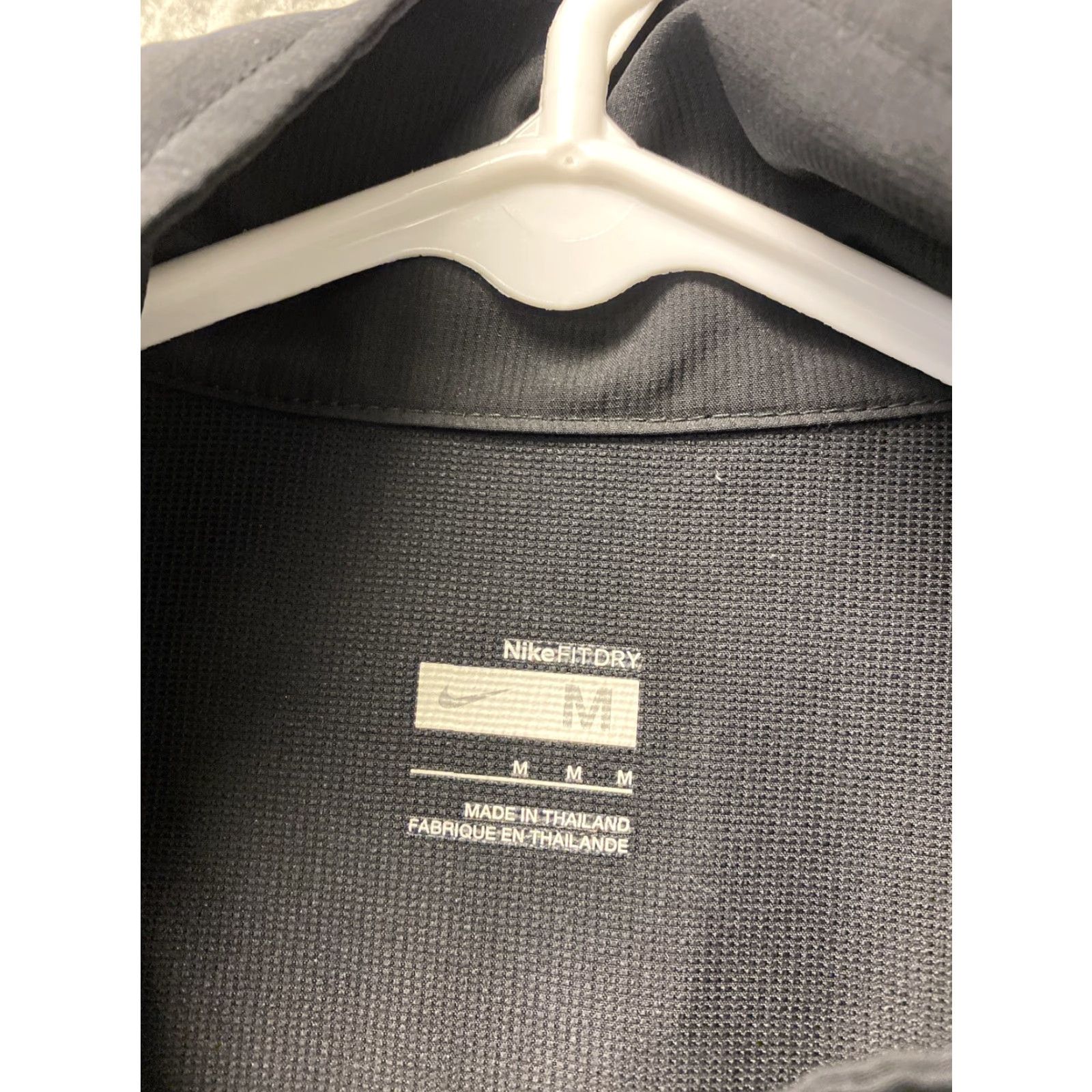 Nike Nike Dri-Fit Jacket Mens M Black Full Zip Reflective 90s Style Sportswear/Running Shirt Mens Size US M / EU 48-50 / 2 - 7 Thumbnail