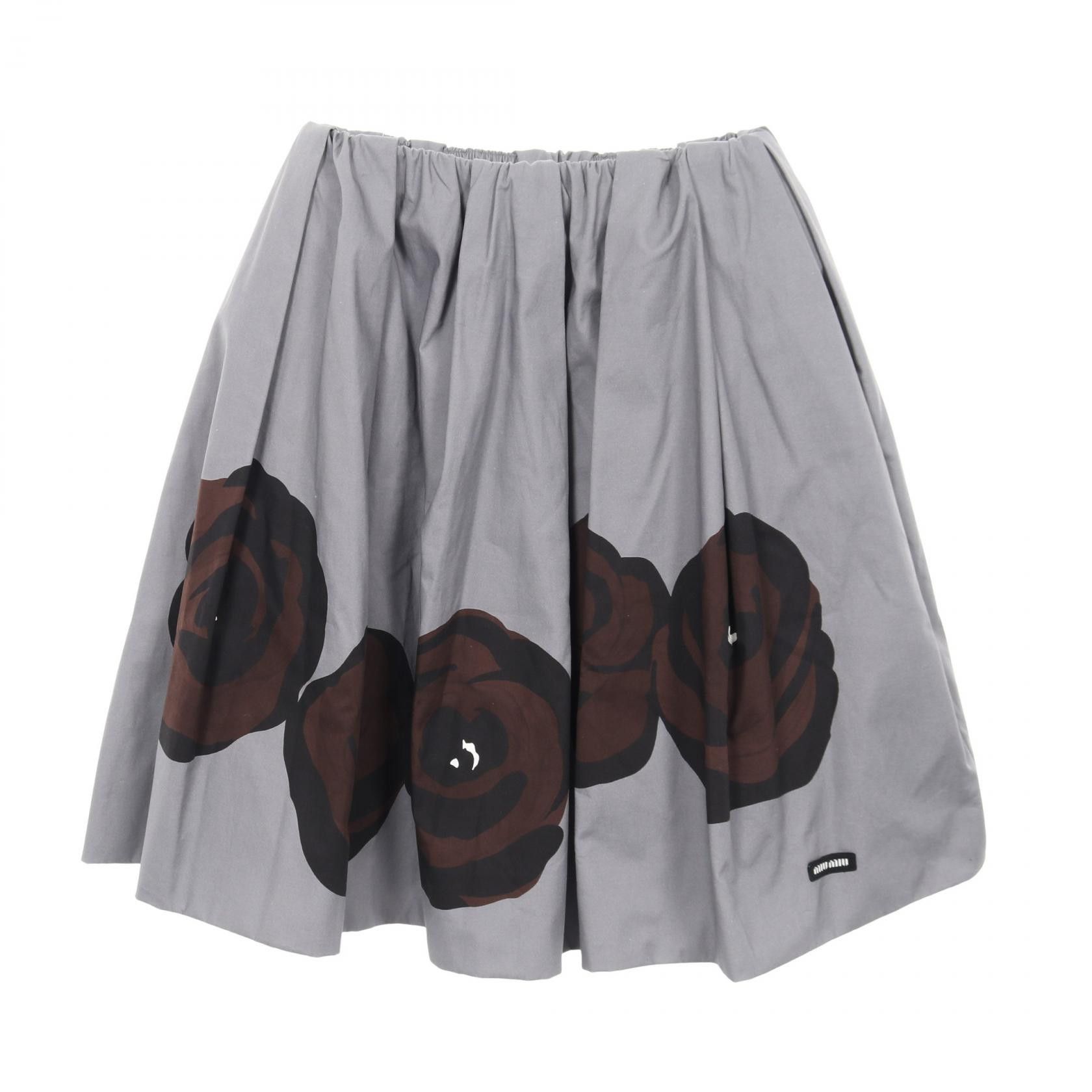 Miu Miu Miu Miu Miu Miu Cotton Skirt Textile Skirts DUTY FREE for USA Size ONE SIZE - 1 Thumbnail
