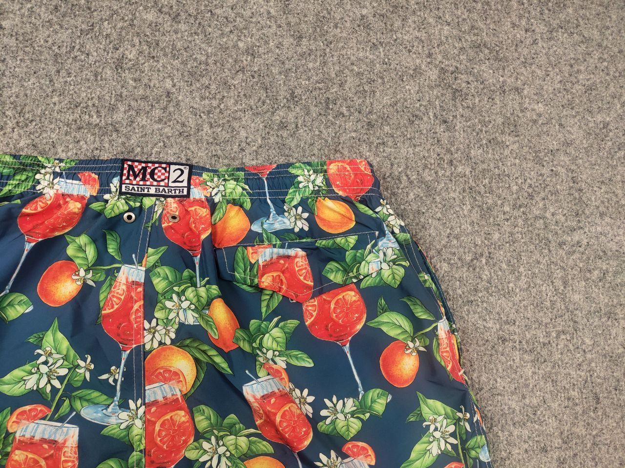 MC2 Saint Barth MC2 Saint Barth Design Multi Color Swim Casual Pocket Shorts Size US 32 / EU 48 - 9 Thumbnail