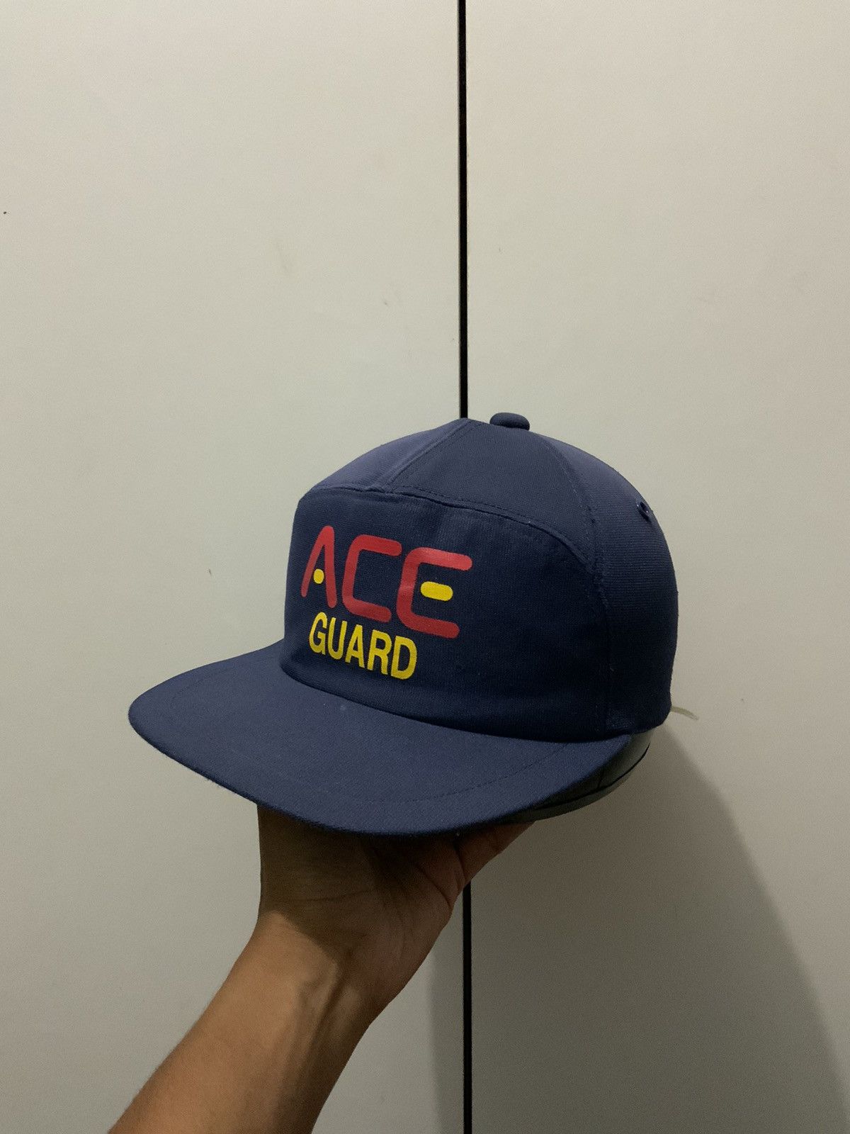 Japanese Brand Ace Guard Inidgo Japan Made Vintage Hat Size ONE SIZE - 1 Thumbnail