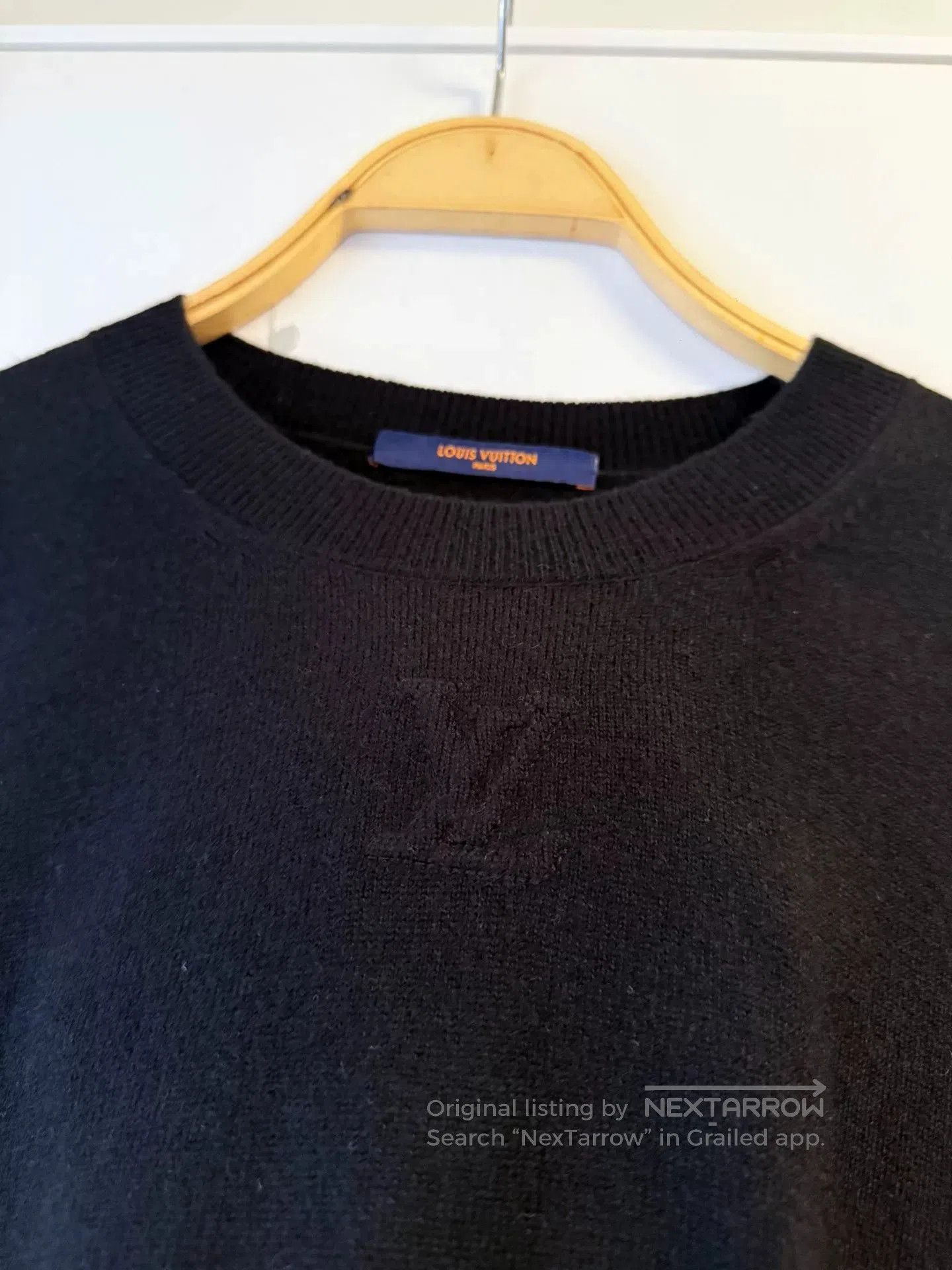 Louis Vuitton Louis Vuitton Black Cashmere Knit Sweater. Size US XL / EU 56 / 4 - 6 Thumbnail