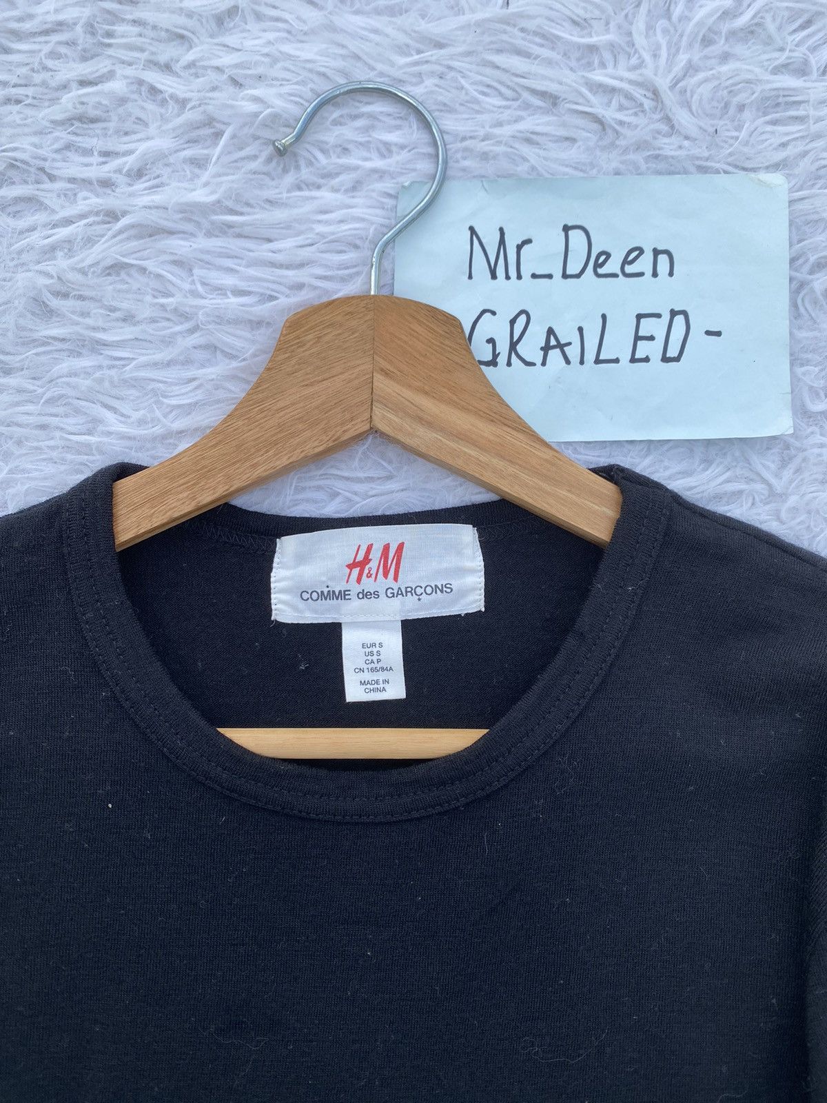 Comme des Garcons × H&M Rare H&M x Comme Des Gracons Wool Longsleeve Tshirt Size US S / EU 44-46 / 1 - 10 Thumbnail