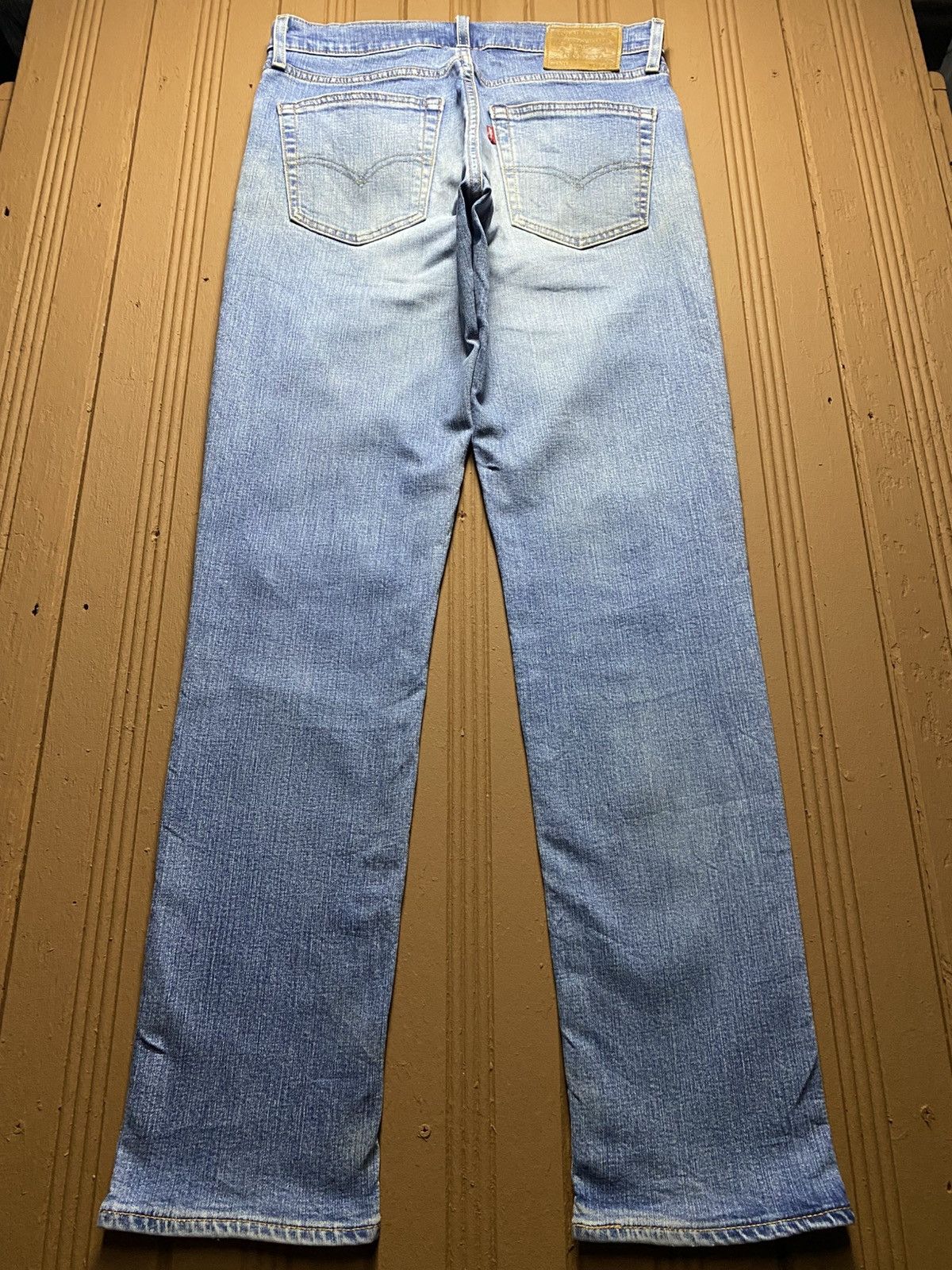 Levi's Vintage Levis 511 Y2K Big E Faded Wash Slim Jeans Size US 31 - 2 Thumbnail