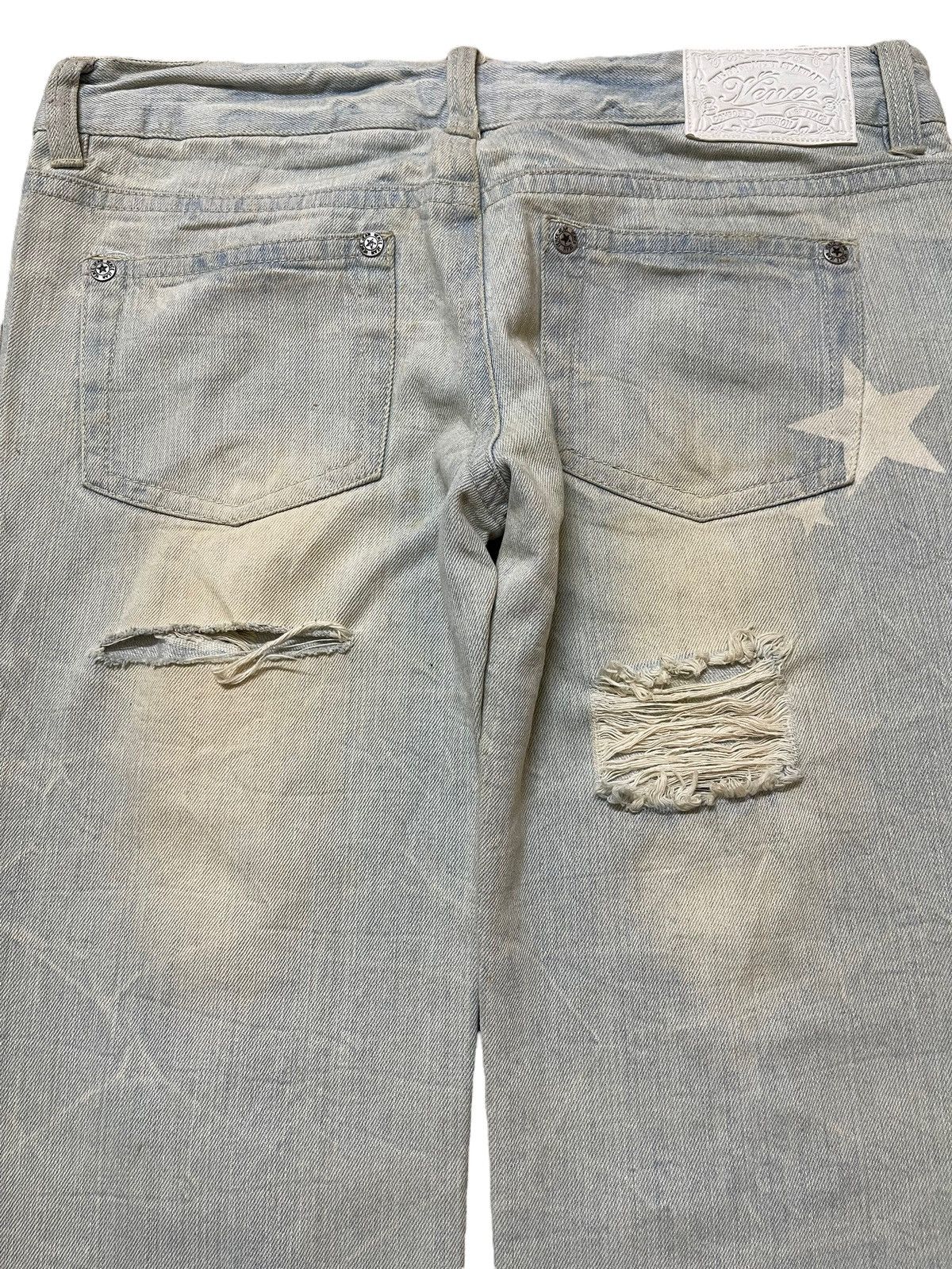 Hysteric Glamour Vintage Japanese Brand Mud Wash Distressed Painted Jeans Size US 32 / EU 48 - 5 Thumbnail