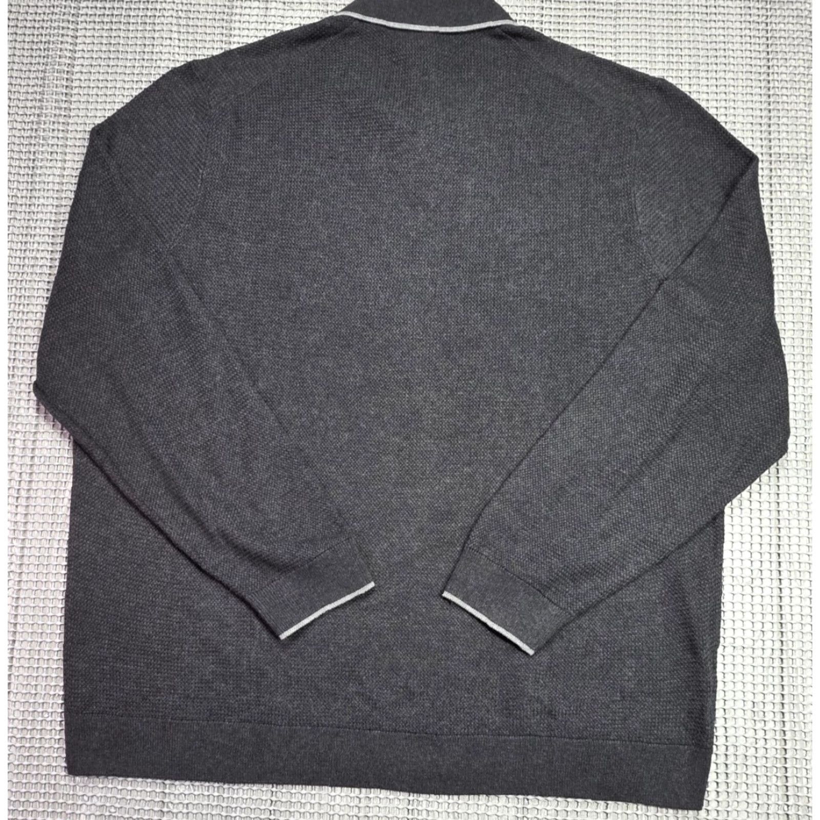 Tommy Bahama Tommy Bahama Sweater Polo Long Point Long Sleeve Silk Cotton Nylon Blend 2XL Men Size US XXL / EU 58 / 5 - 5 Thumbnail