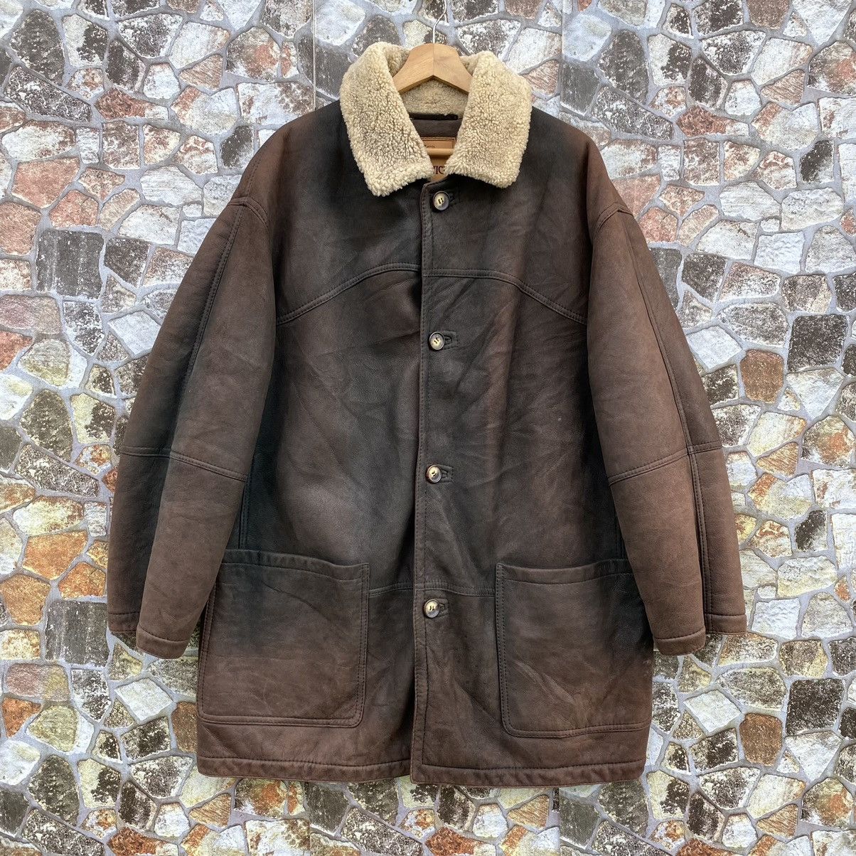 If Six Was Nine × Le Grande Bleu (L.G.B.) Antonovich Genuine Sheep Leather Coat Jacket Men Size US XL / EU 56 / 4 - 2 Thumbnail