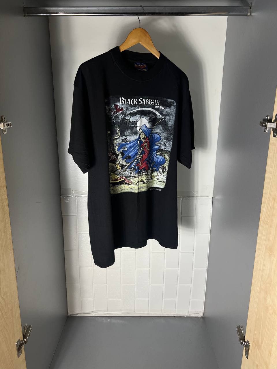 Band Tees VINTAGE BLACK SABBATH BROCKUM 1995 ROCK T-SHIRT TOUR Y2K Size US XL / EU 56 / 4 - 3 Thumbnail