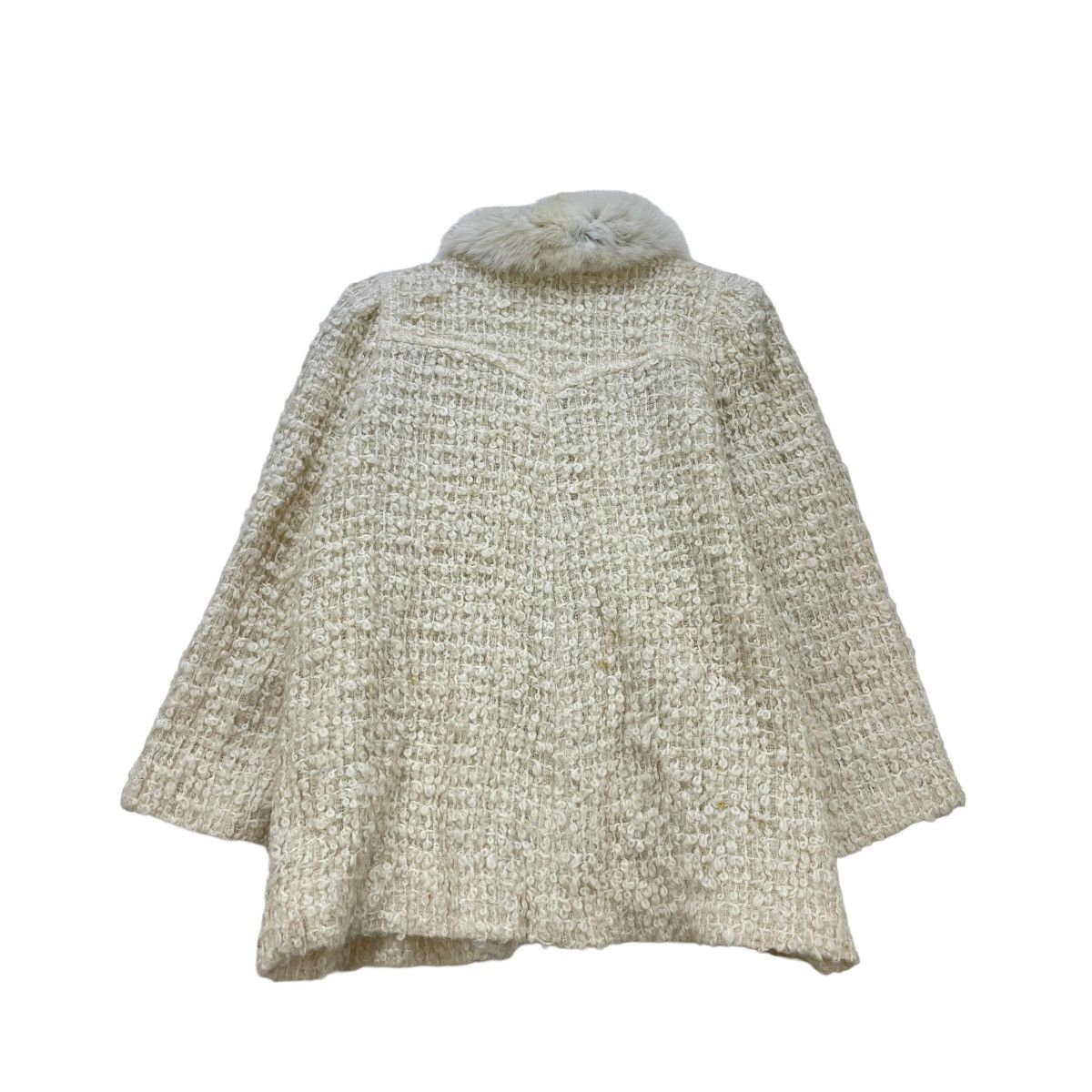 Aran Isles Knitwear × Japanese Brand Awesome Knit Jacket By Prue Acton Made in Australia Size M / US 6-8 / IT 42-44 - 2 Thumbnail