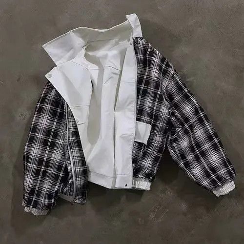 VIBE Vintage Street Reversible Work Leather L Jacket Coat Size US L / EU 52-54 / 3 - 4 Thumbnail