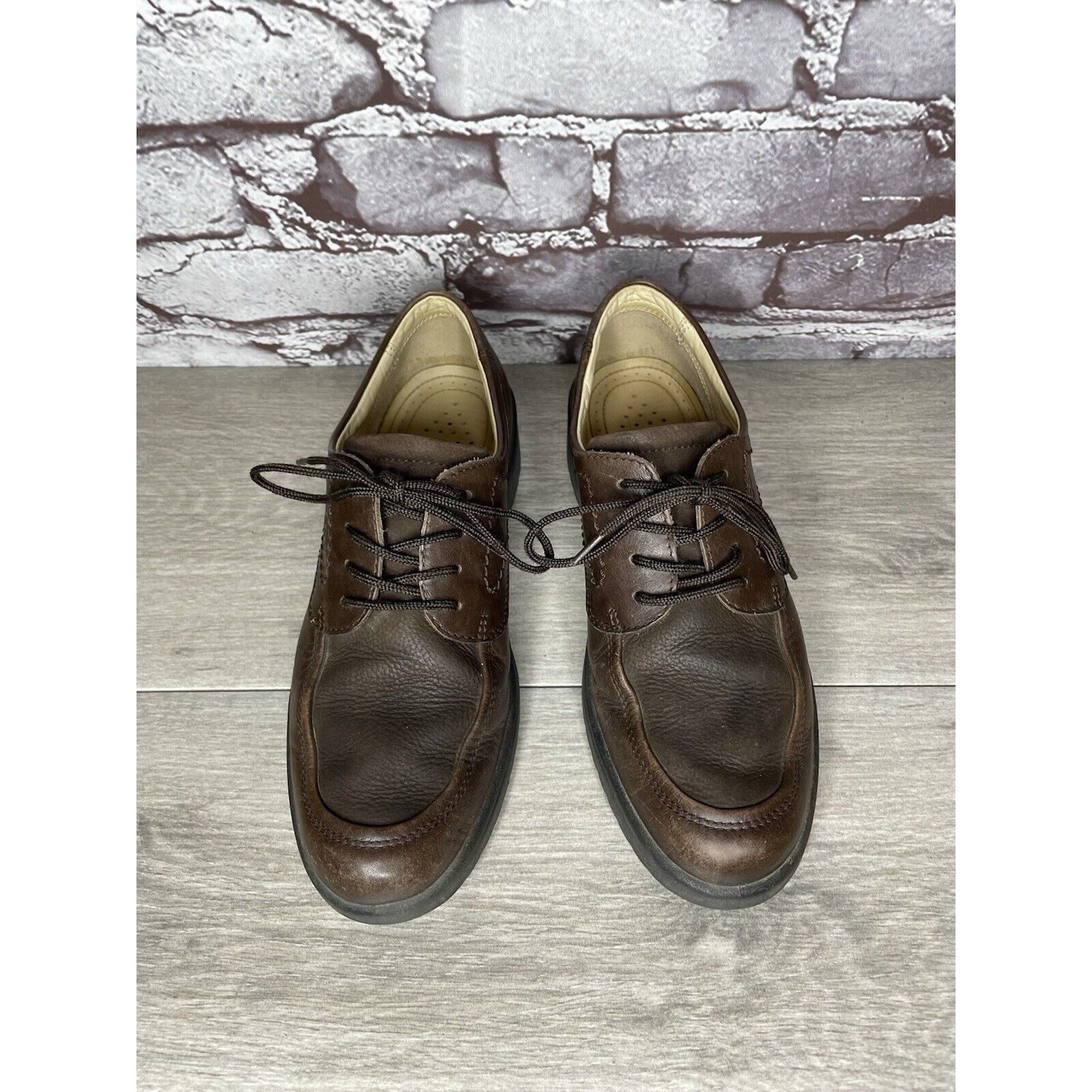 Ecco Ecco Choice Brown Suede Leather Comfort Lace Up Shoes Women’ Size US 7.5 / IT 37.5 - 19 Thumbnail