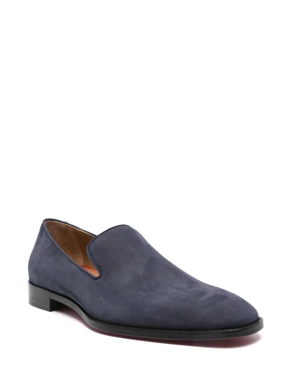 Christian Louboutin o1h1sh10226 Suede Loafers in Blue Size US 8 / EU 41 - 2 Thumbnail