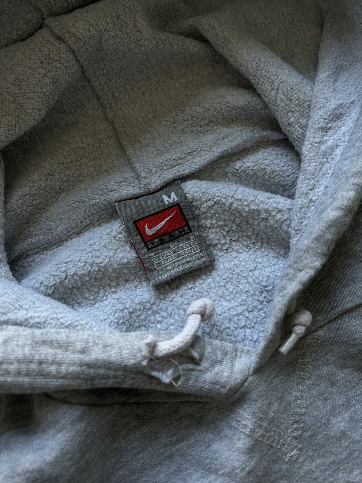 Nike × Vintage Vintage 90s Nike New Your University Wrestling Team Hoodie Size US XL / EU 56 / 4 - 4 Thumbnail