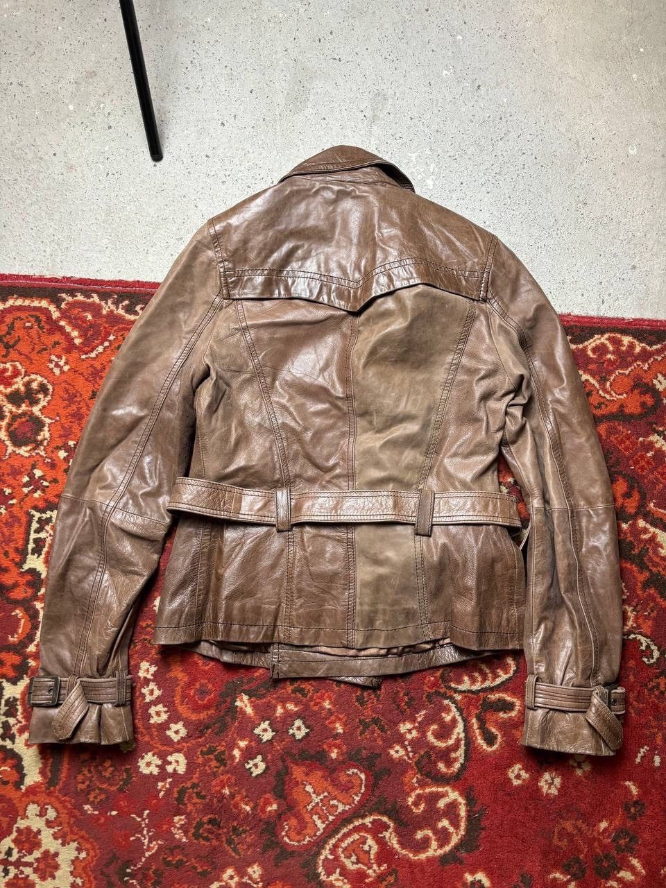 Vintage Vintage Y2K Aviator Leather Motorcycle Jacket Cowboy Style Size US M / EU 48-50 / 2 - 8 Thumbnail