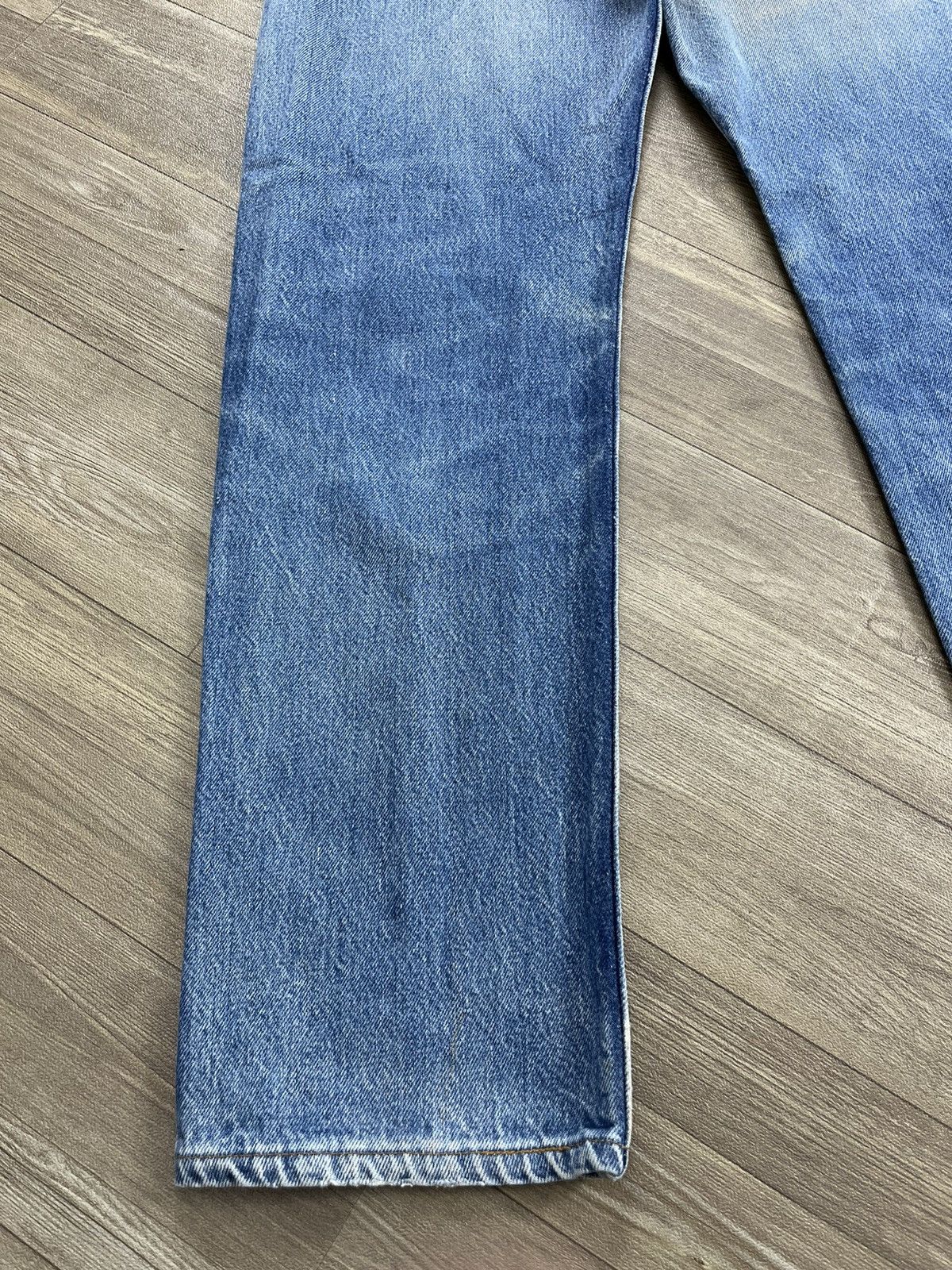Levi's Vintage Clothing 🇺🇸1990s Vintage Levis 501 31x33 Straight Leg Blue Jeans Size US 29 - 14 Thumbnail