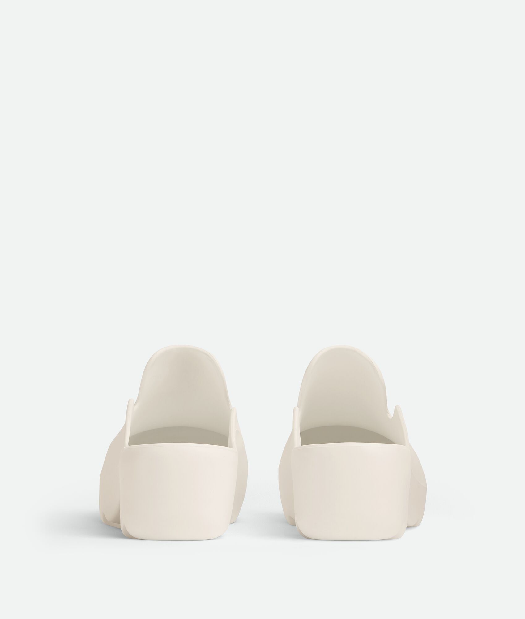 Bottega Veneta o1loc1c0925 734548 Rubber Flash Clogs in Chalk Size US 11 / IT 41 - 3 Thumbnail