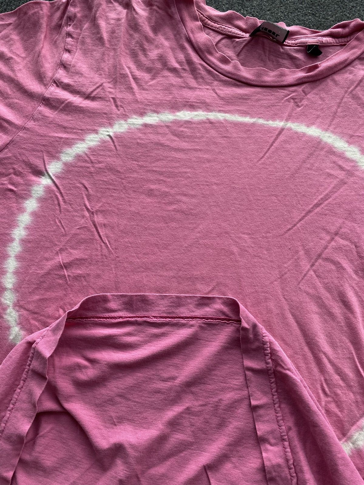 Diesel 🔥Opium Punk Diesel Pink Circle Logo Faded goth emo tee L Size US L / EU 52-54 / 3 - 10 Thumbnail