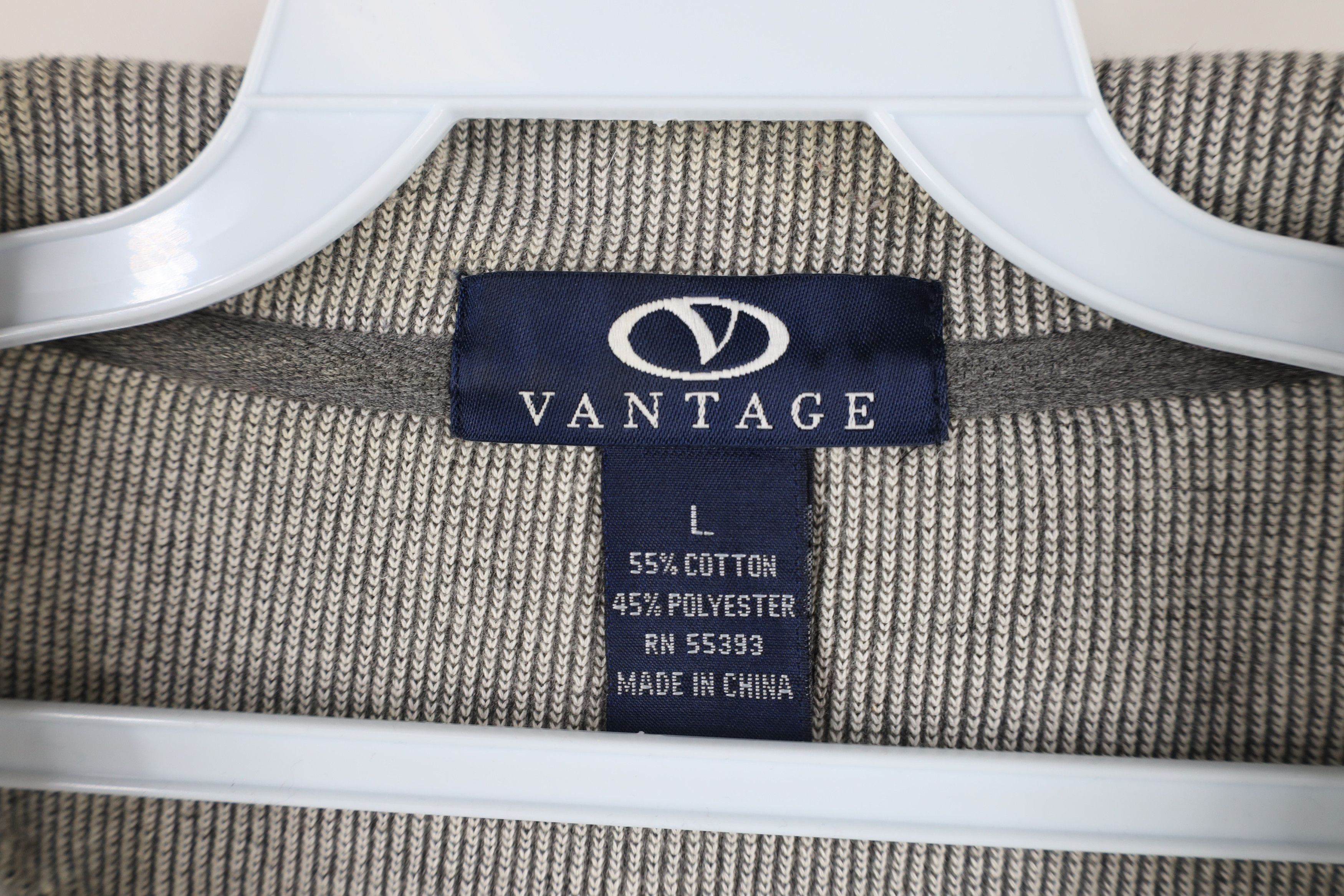 Vintage Vintage 90s Streetwear Striped Half Zip Pullover Sweatshirt Size US L / EU 52-54 / 3 - 6 Thumbnail